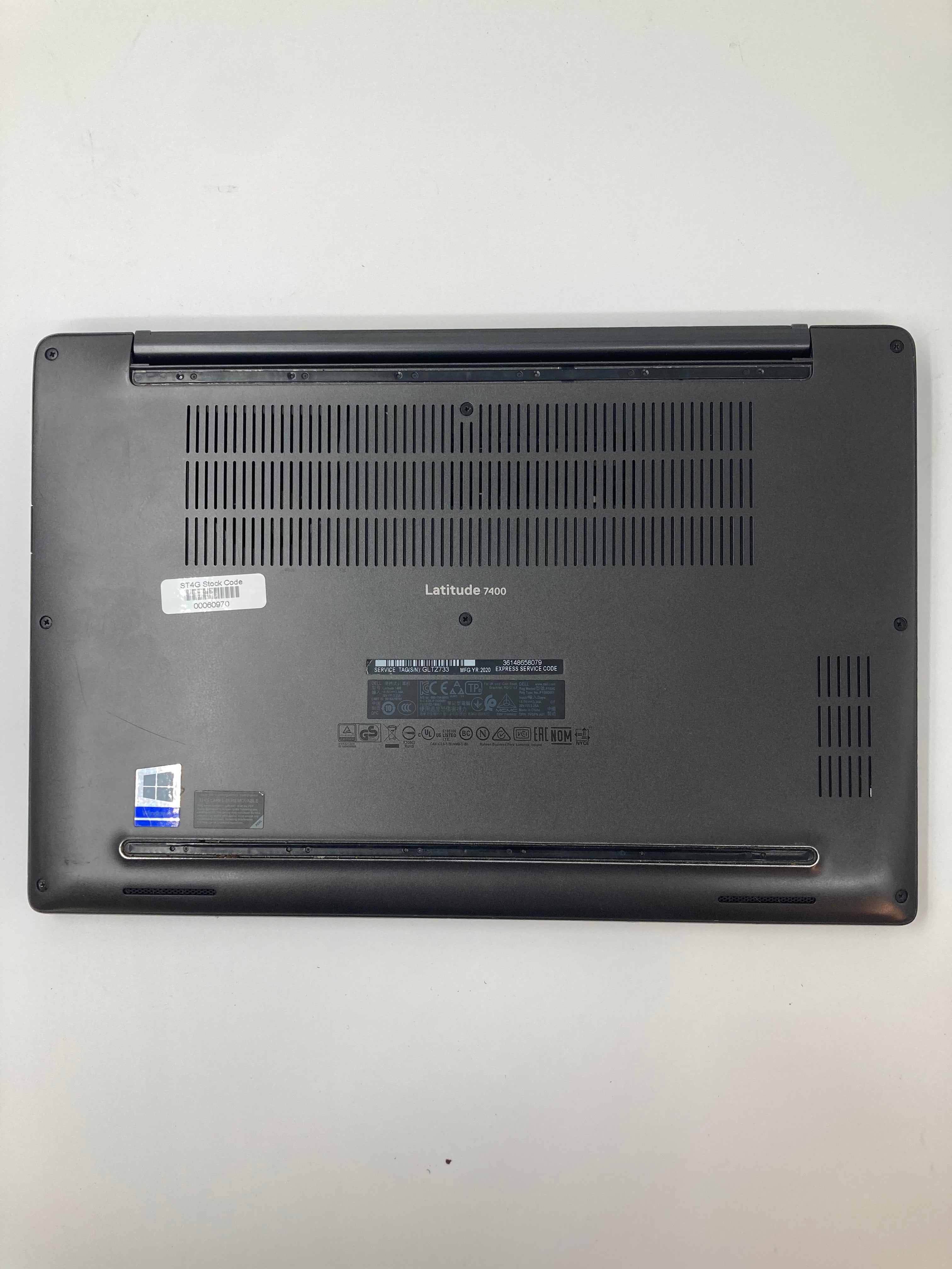 Dell Laptop Latitude 7400 14" Screen i7 8th Gen 8GB RAM No SSD No OS *Spares*