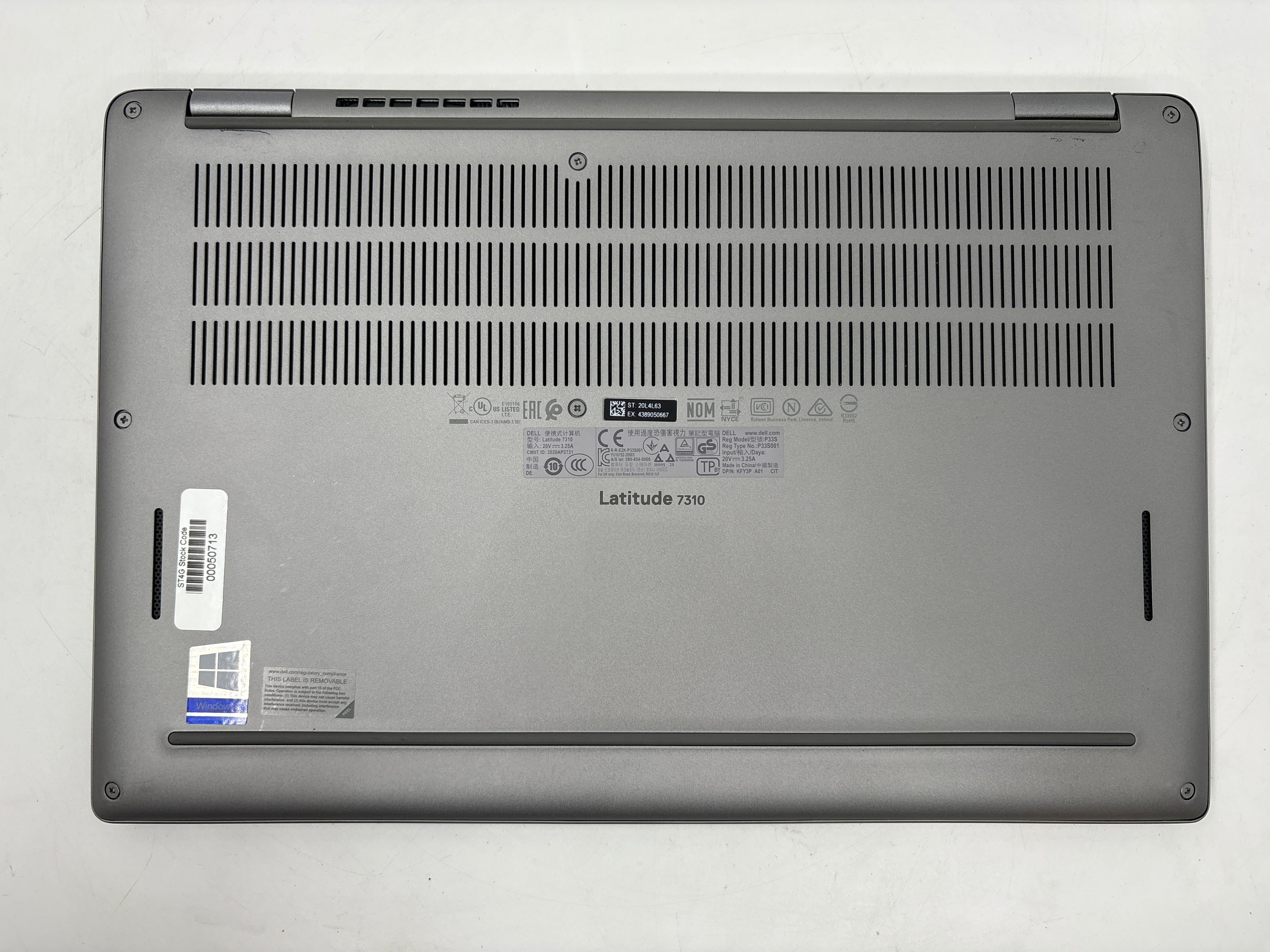 Dell Laptop Latitude 7310 13.3" Screen i5 10th Gen 8GB RAM 256GB SSD W11