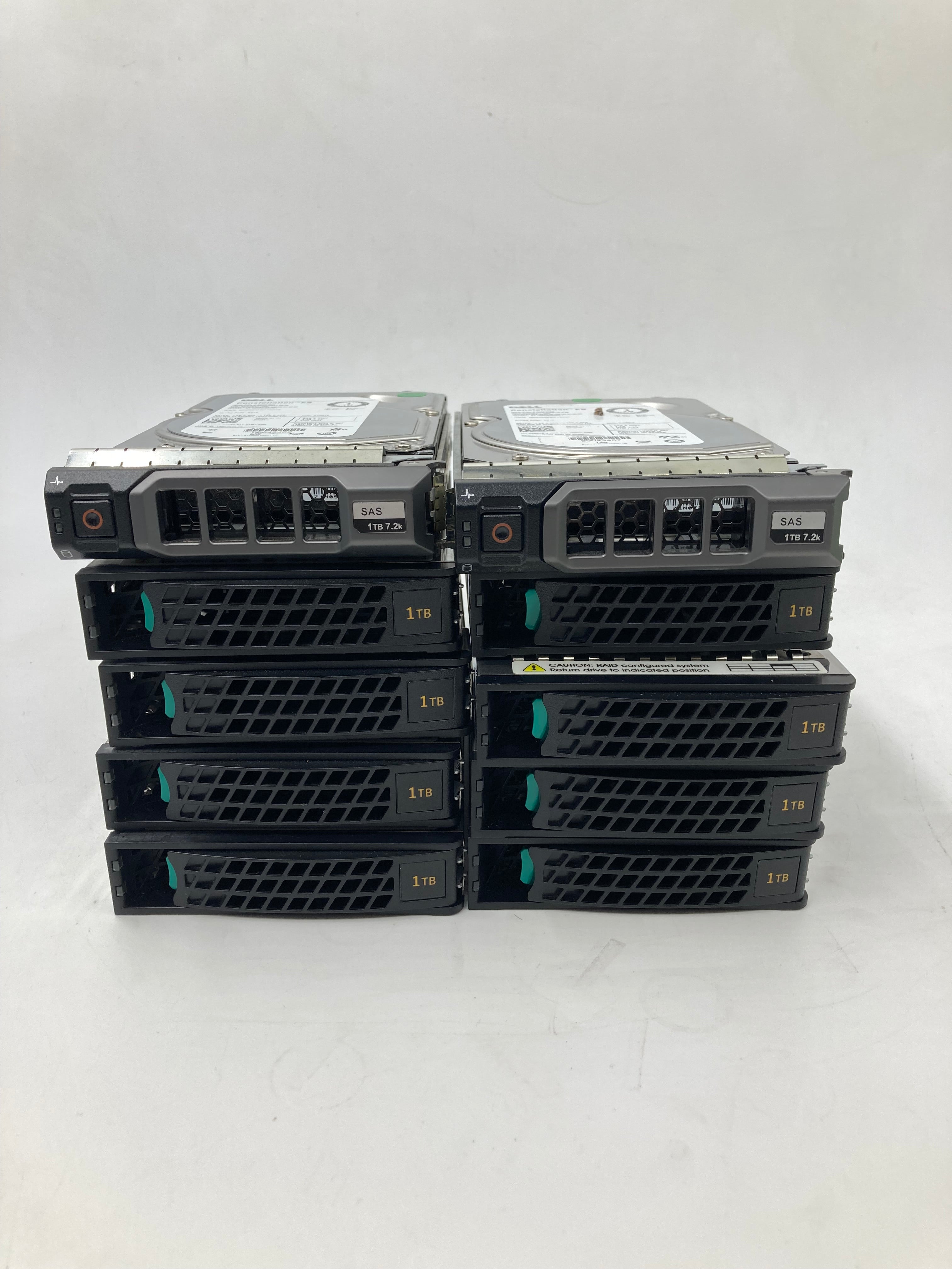 Batch of 10 3.5" SAS 1TB Hard Disk Drives - Mixed Brands