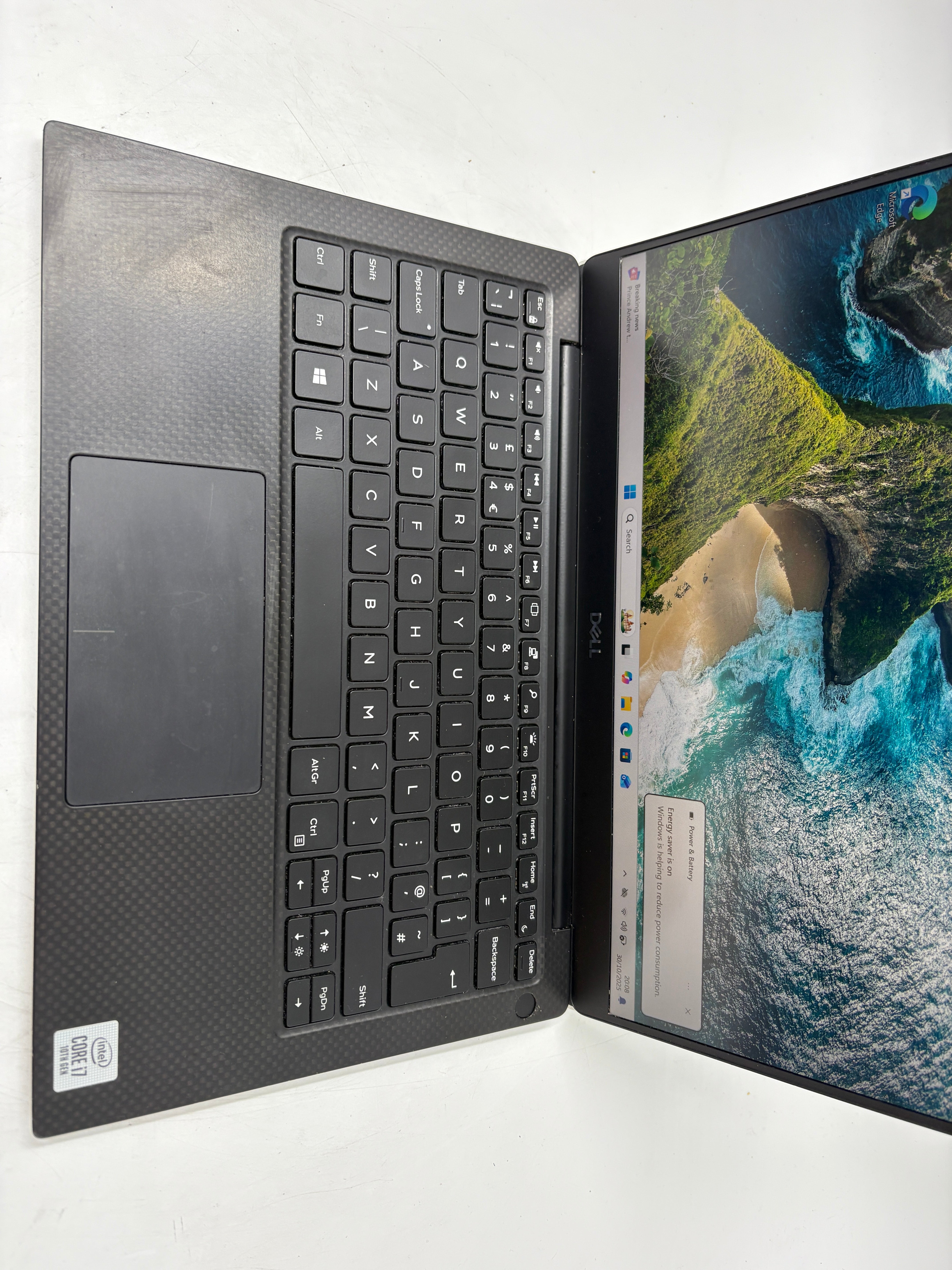 Dell XPS 7390 13.3" Screen i7 10th Gen 16GB RAM 512GB SSD NO OS