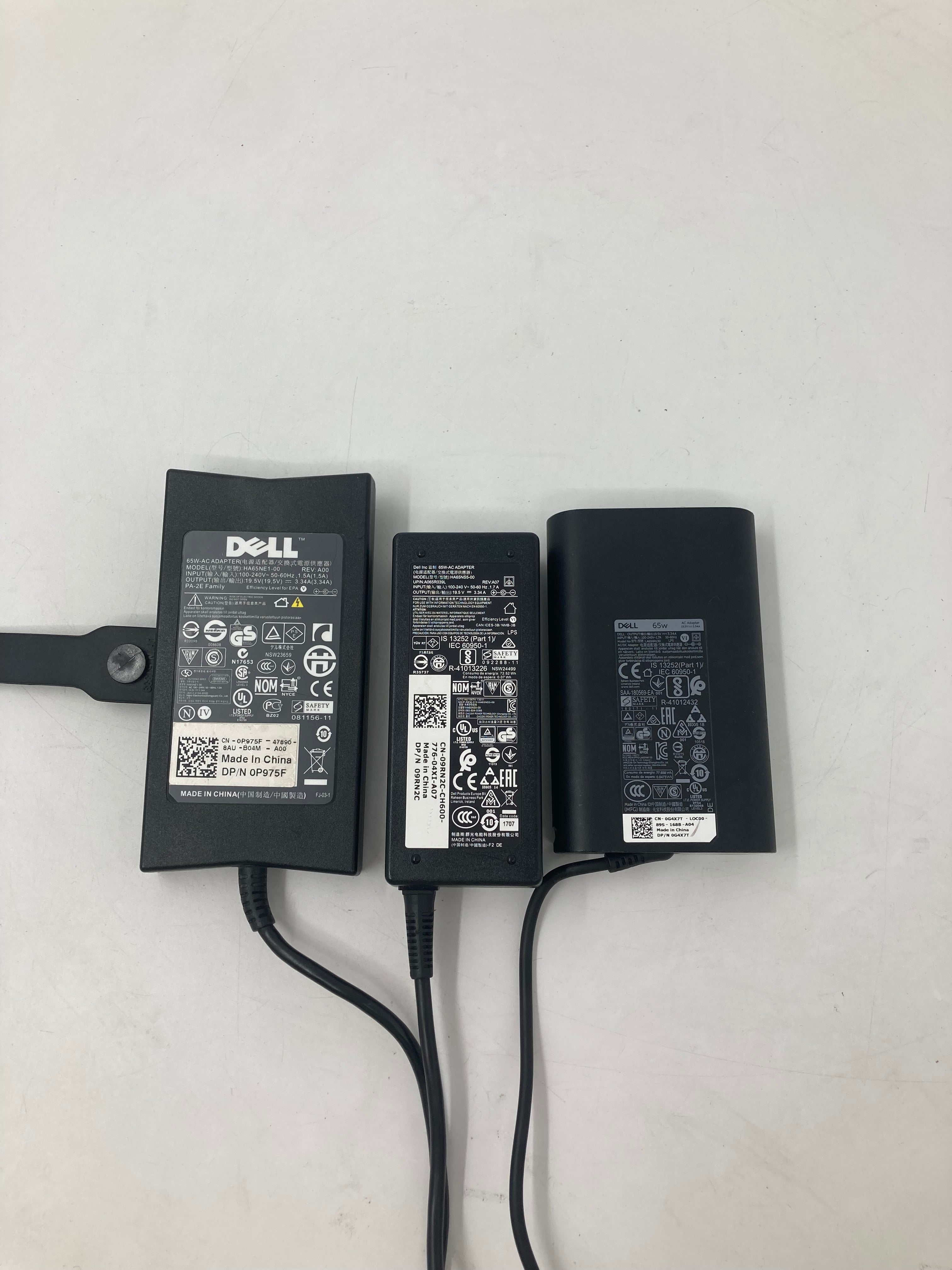 10x Batch Dell Big Tip AC Adapter 65W