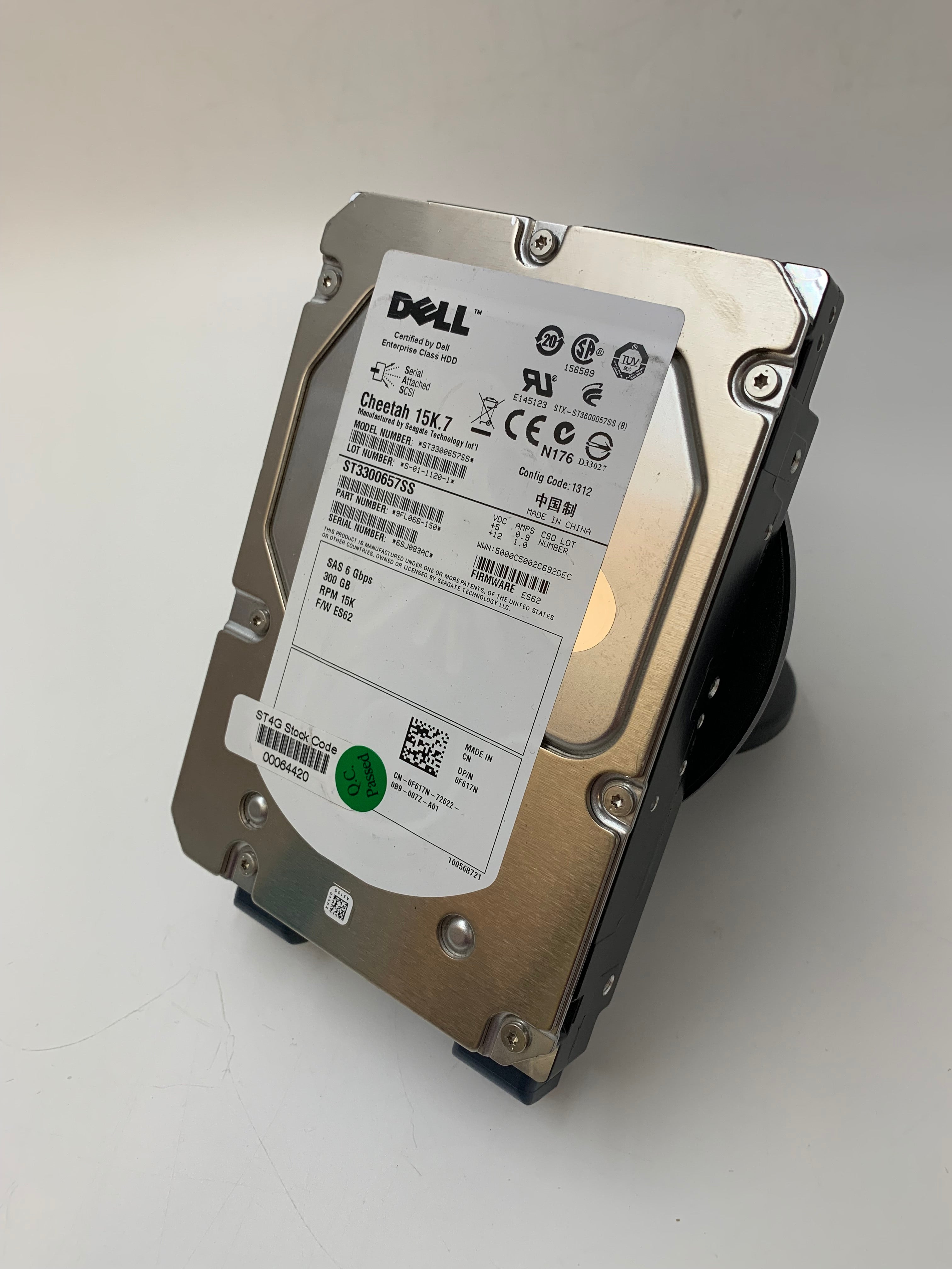 Mixed Brands HDDs | 300GB | SAS | 3.5 inch | 6Gbps | 15K RPM | Lot of 7