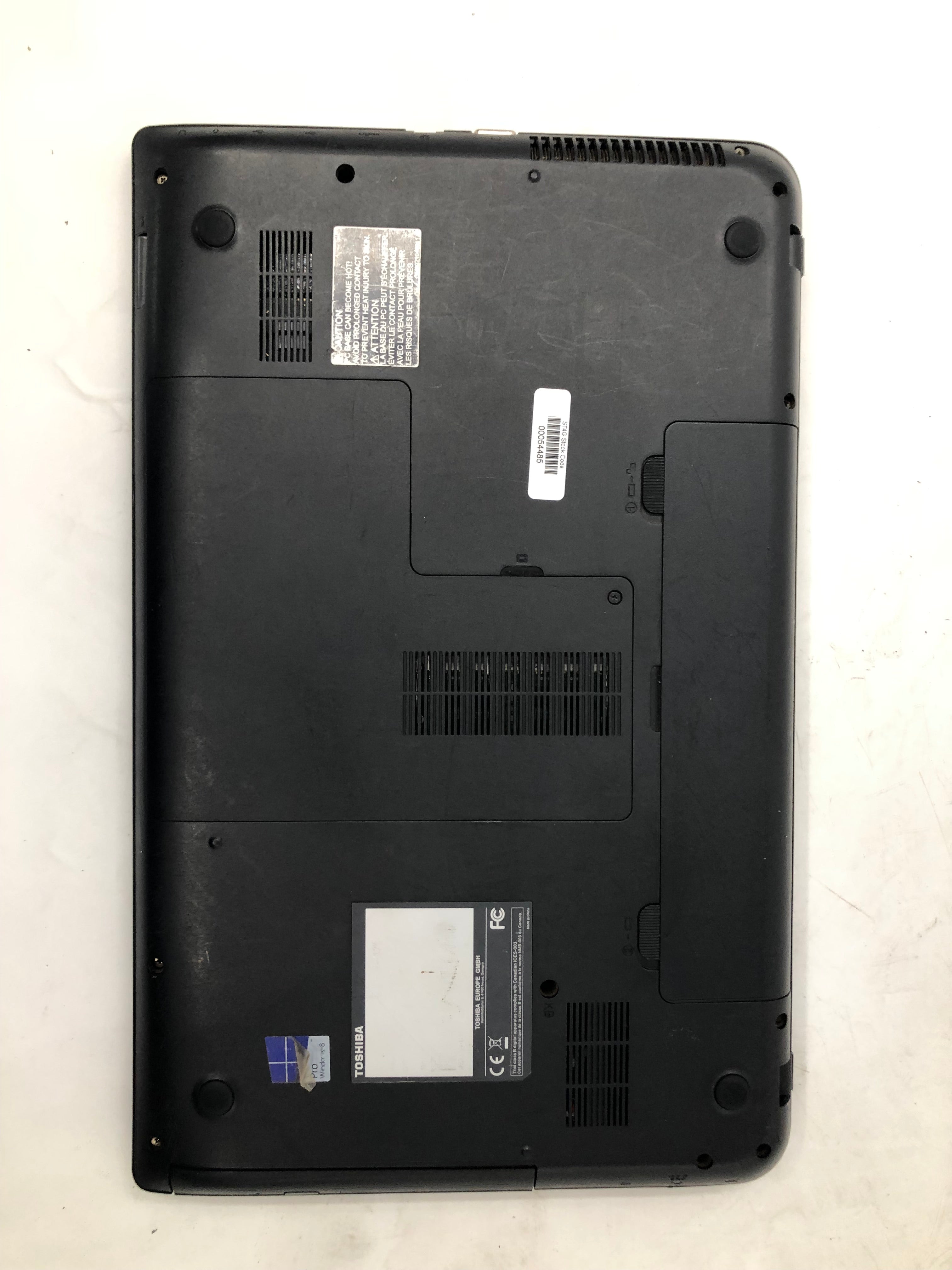 Toshiba Satellite Pro 15.6" Screen i3 4GB RAM No HDD No OS Spares