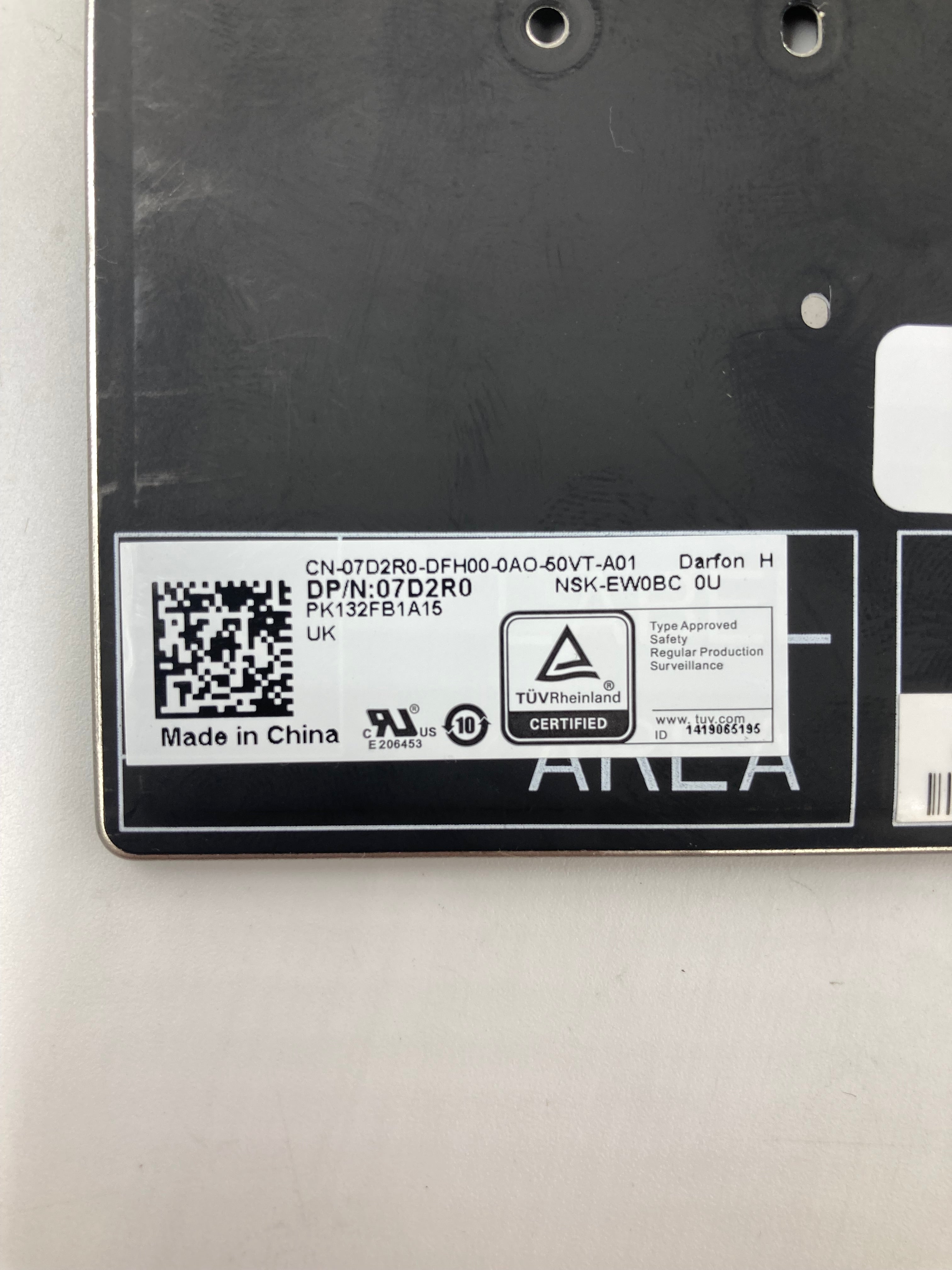 Replacement Keyboard for Dell Latitude 5401 5400 UK Backlit with Pointer(07D2R0)