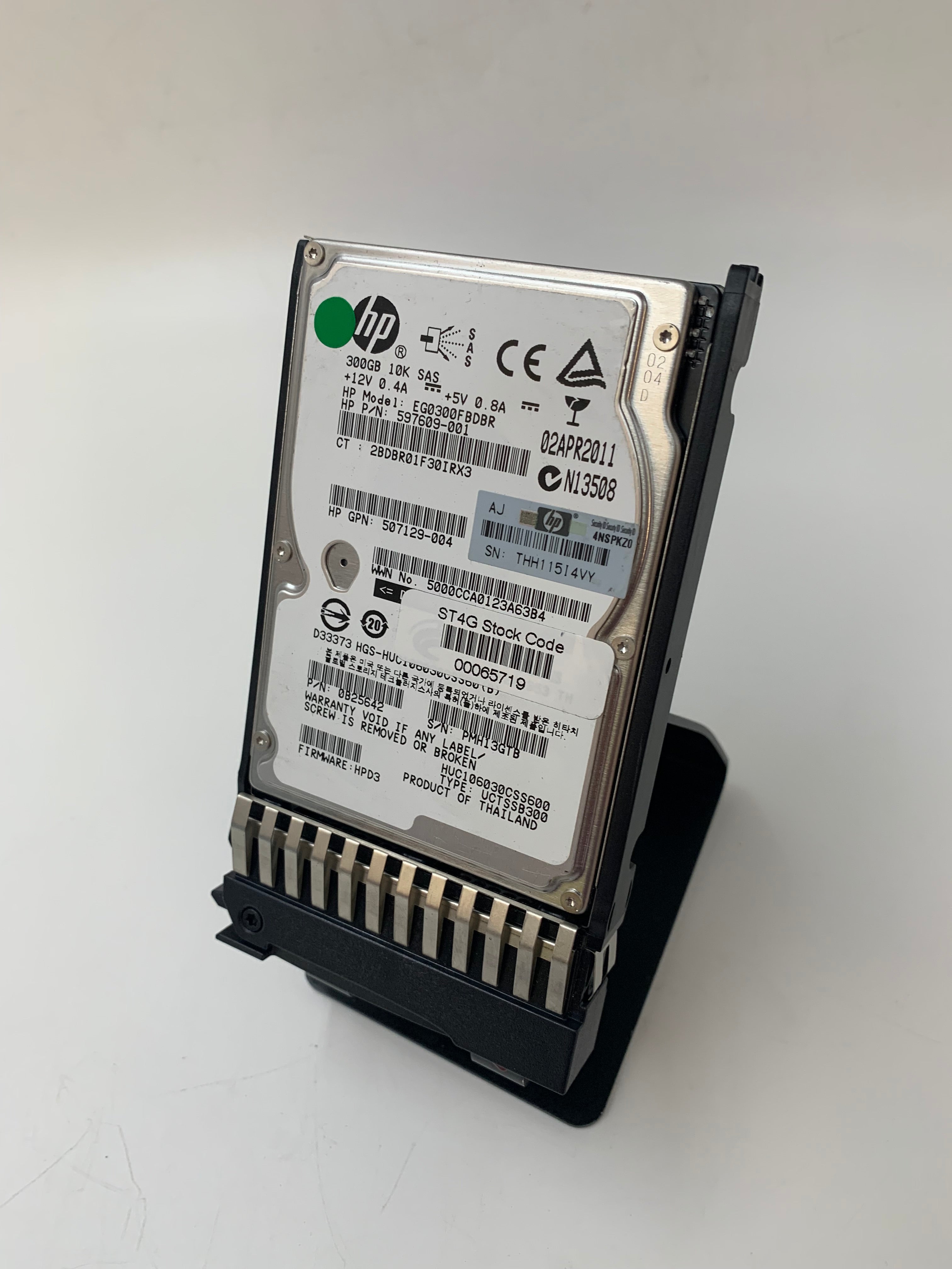 HP Hard Disk Drives | 300GB | SAS | 2.5 inch | 6/12Gbps | 10K RPM | Lot of 6