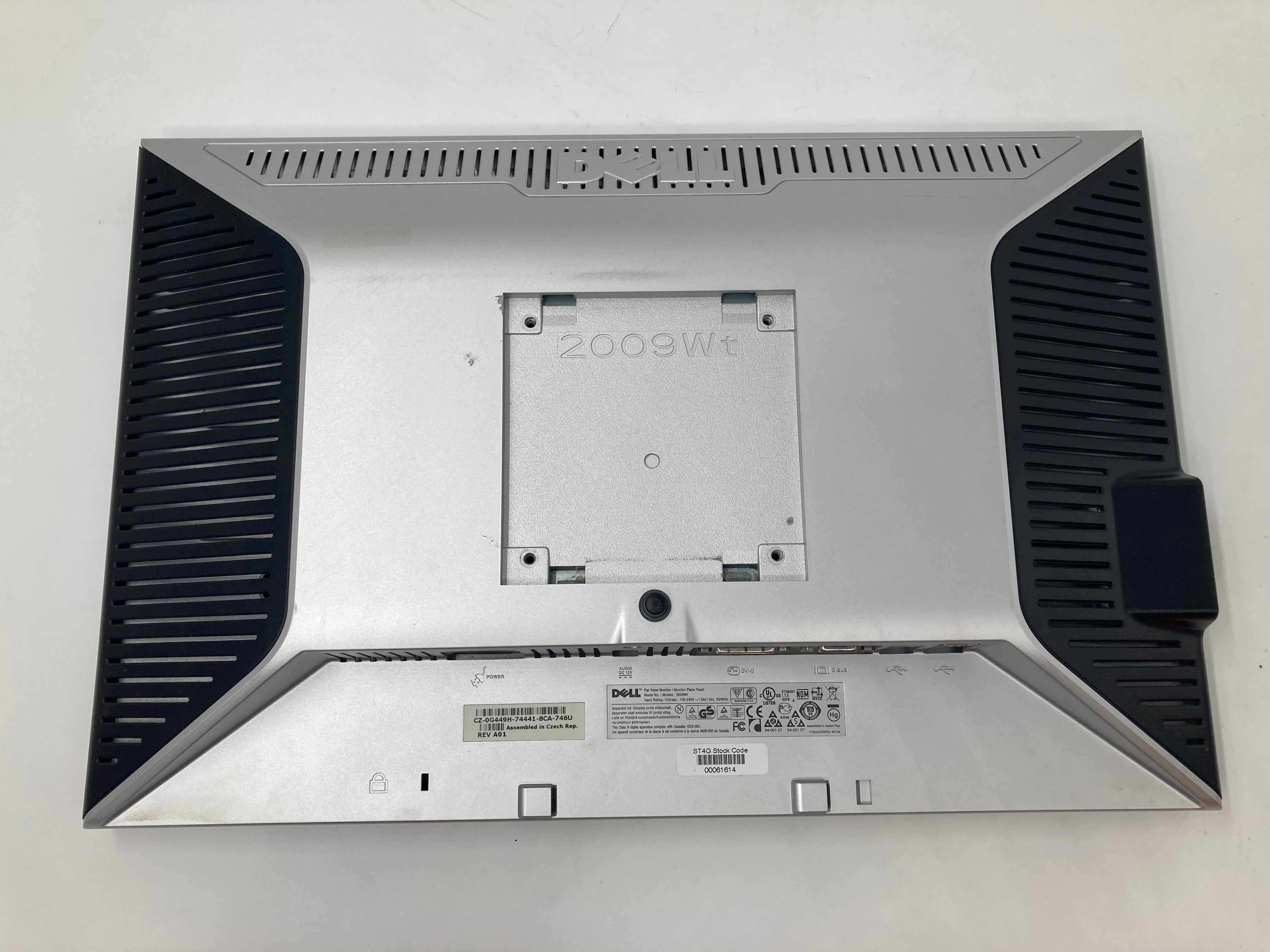 Dell 2009WT UltraSharp Monitor 20" 1680 x 1050 VGA DVI No Stand Lot of Three