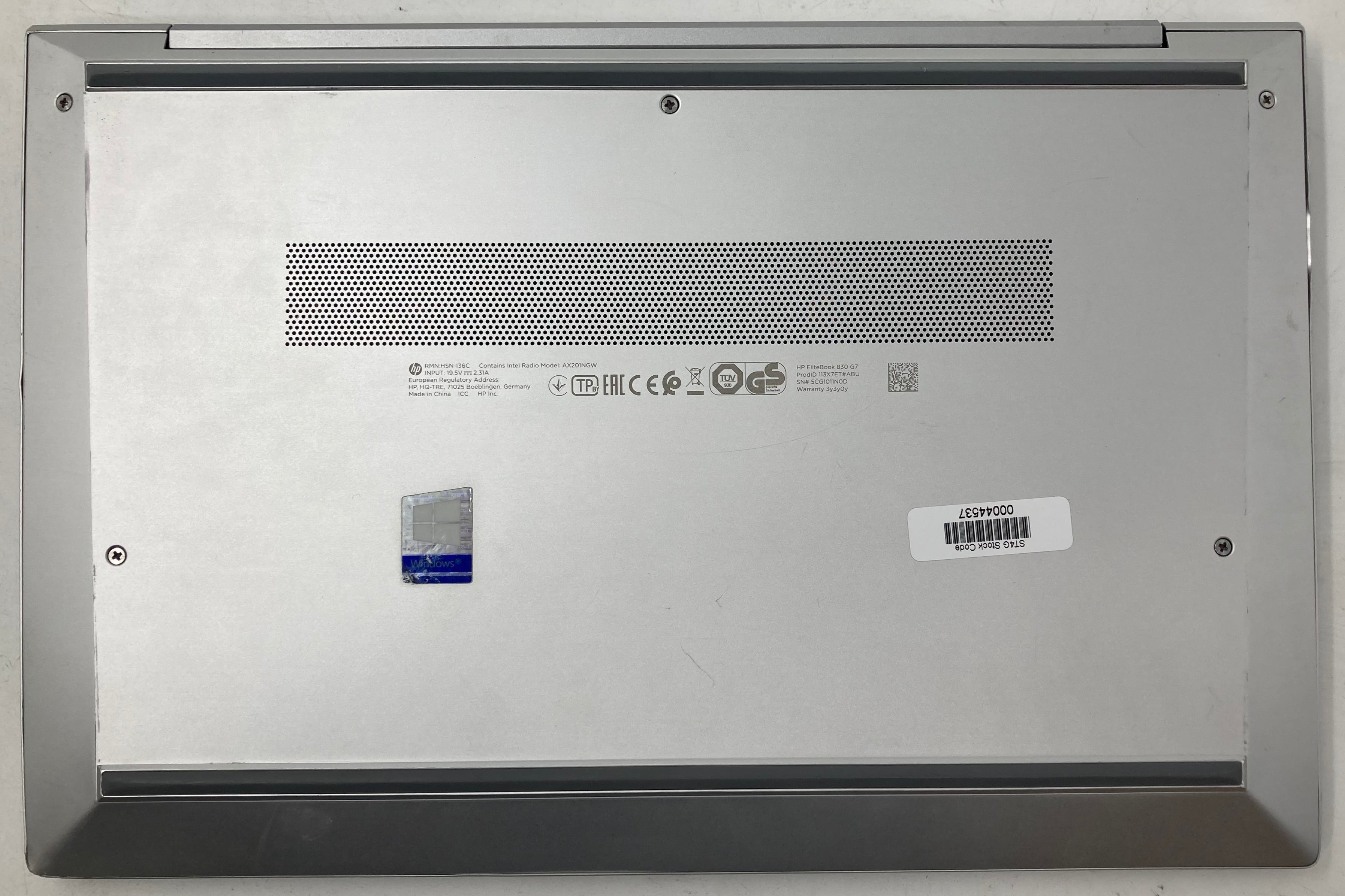 HP Laptop EliteBook 830 G7 13" i5 10th Gen No RAM No SSD No OS *Spares*