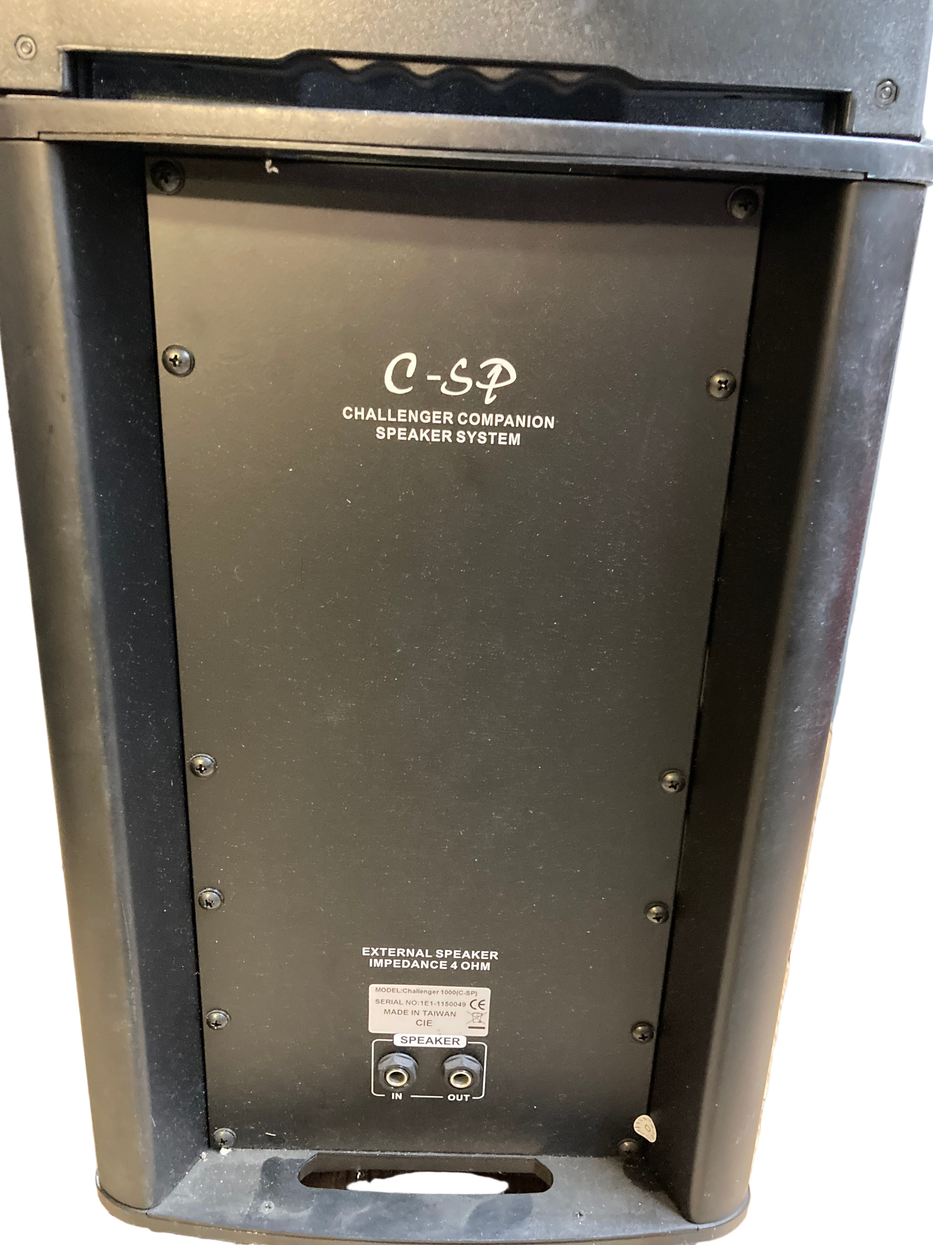 Chiayo Challenger 1000 (u10h0dd) PA System 2 Speakers 2 Beltpack Microphones