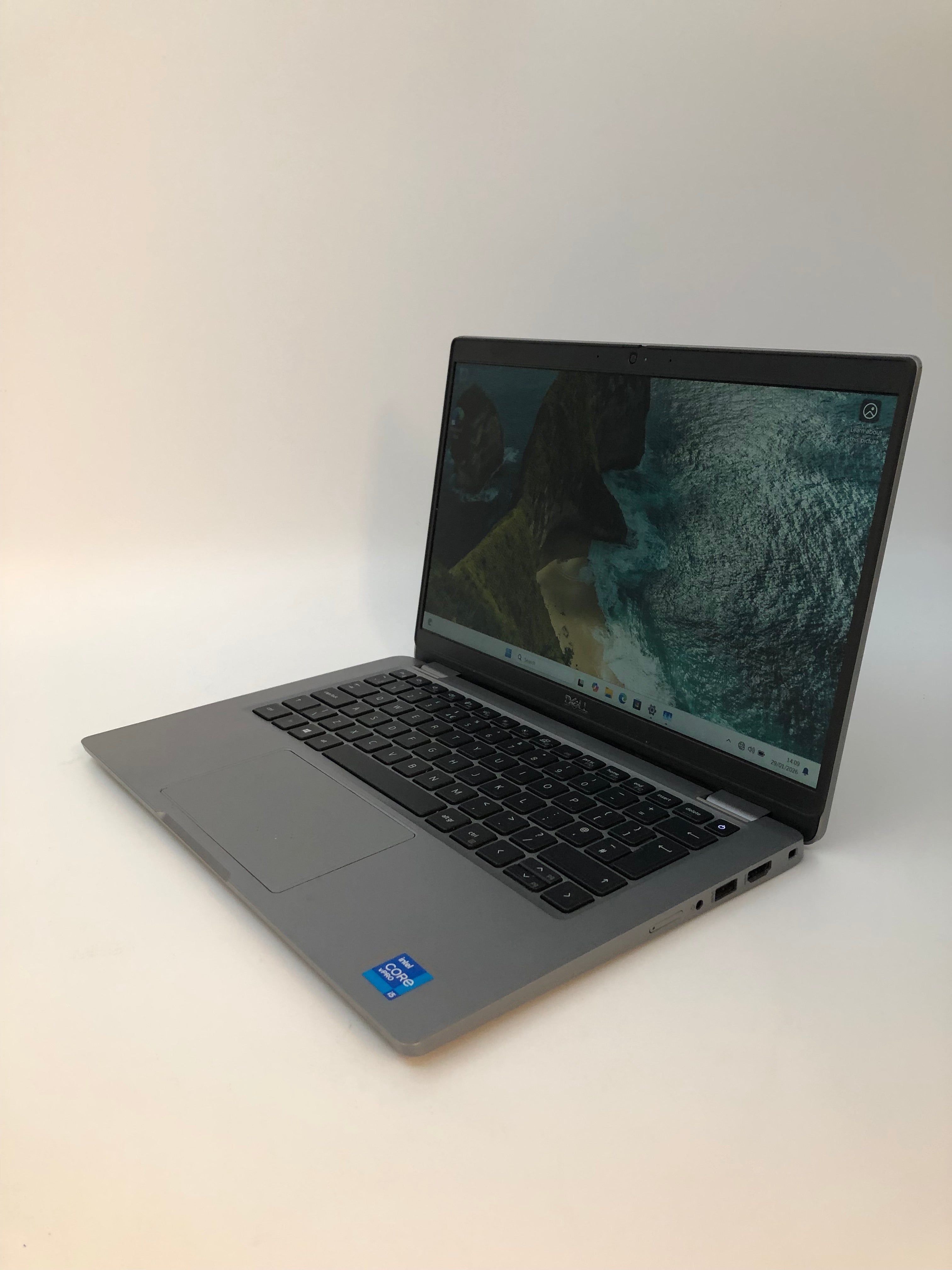 Dell Latitude 5320 front angled view showing keyboard and 13" screen