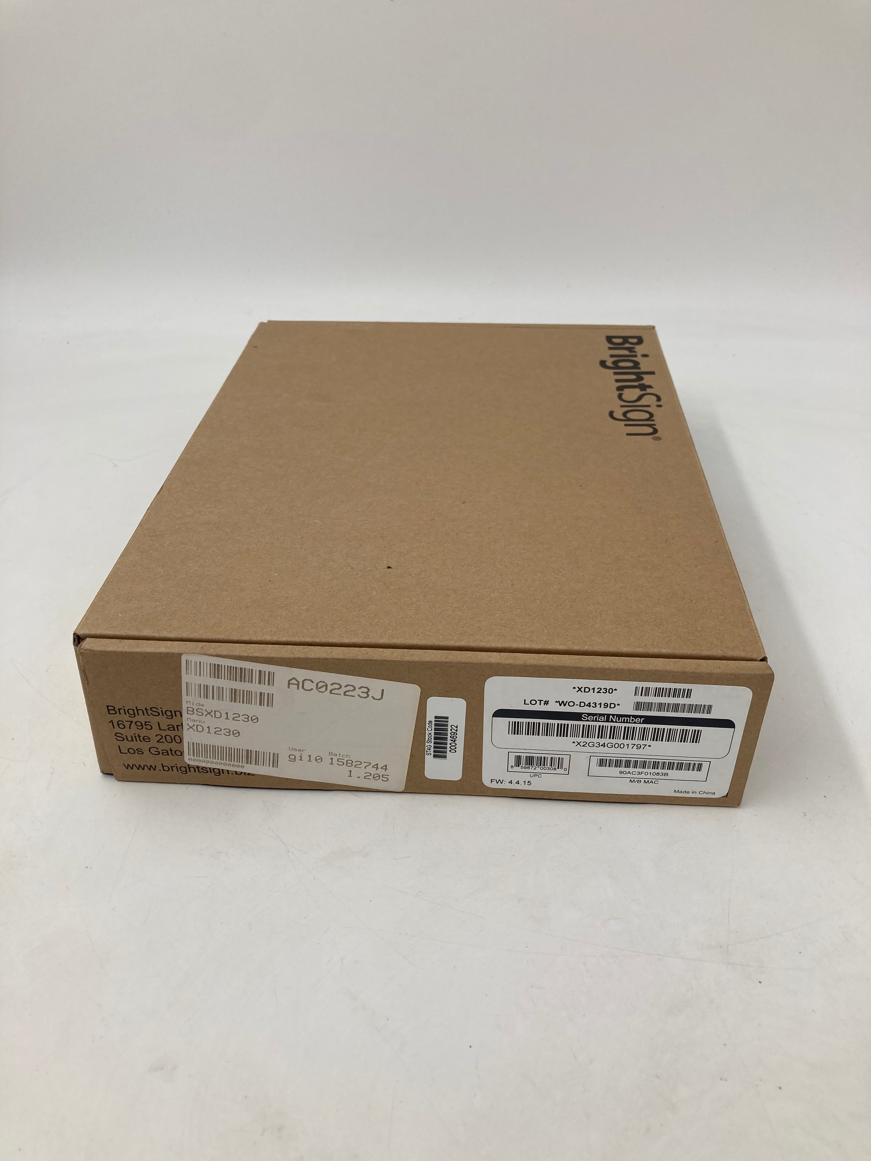 Brightsign XD1230 Full HD Media Player