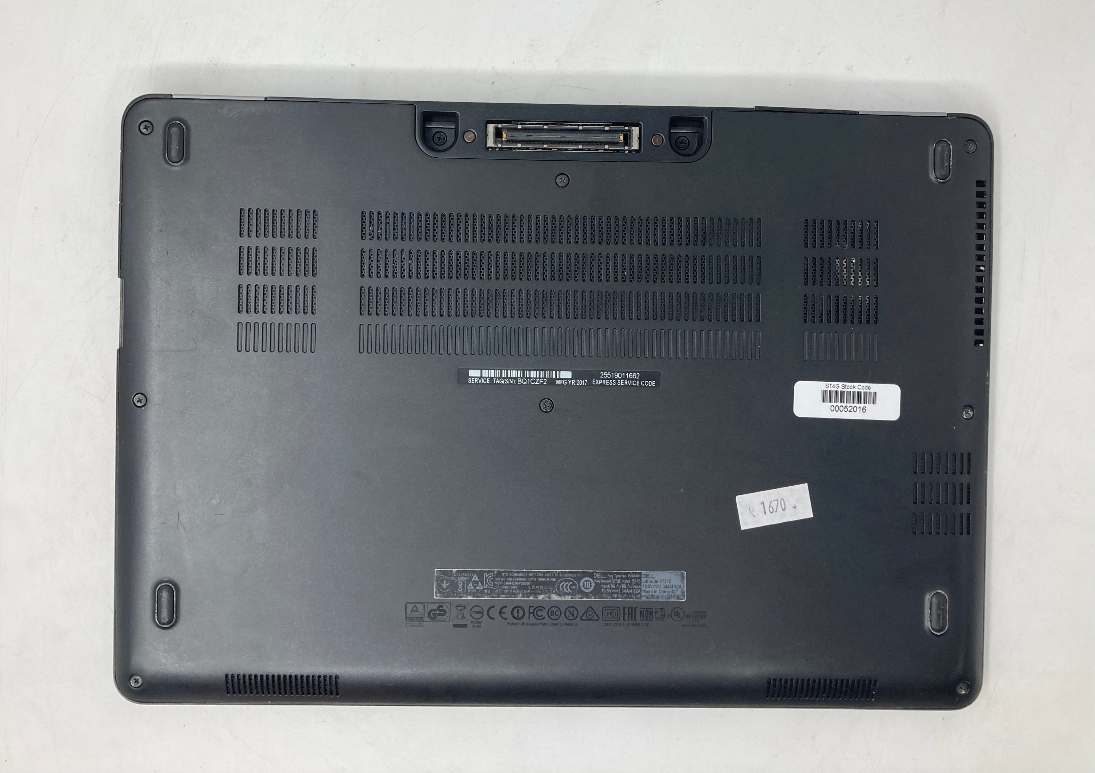 Dell Latitude E7270 12" Screen i7 6th Gen 8GB RAM No SSD Spares