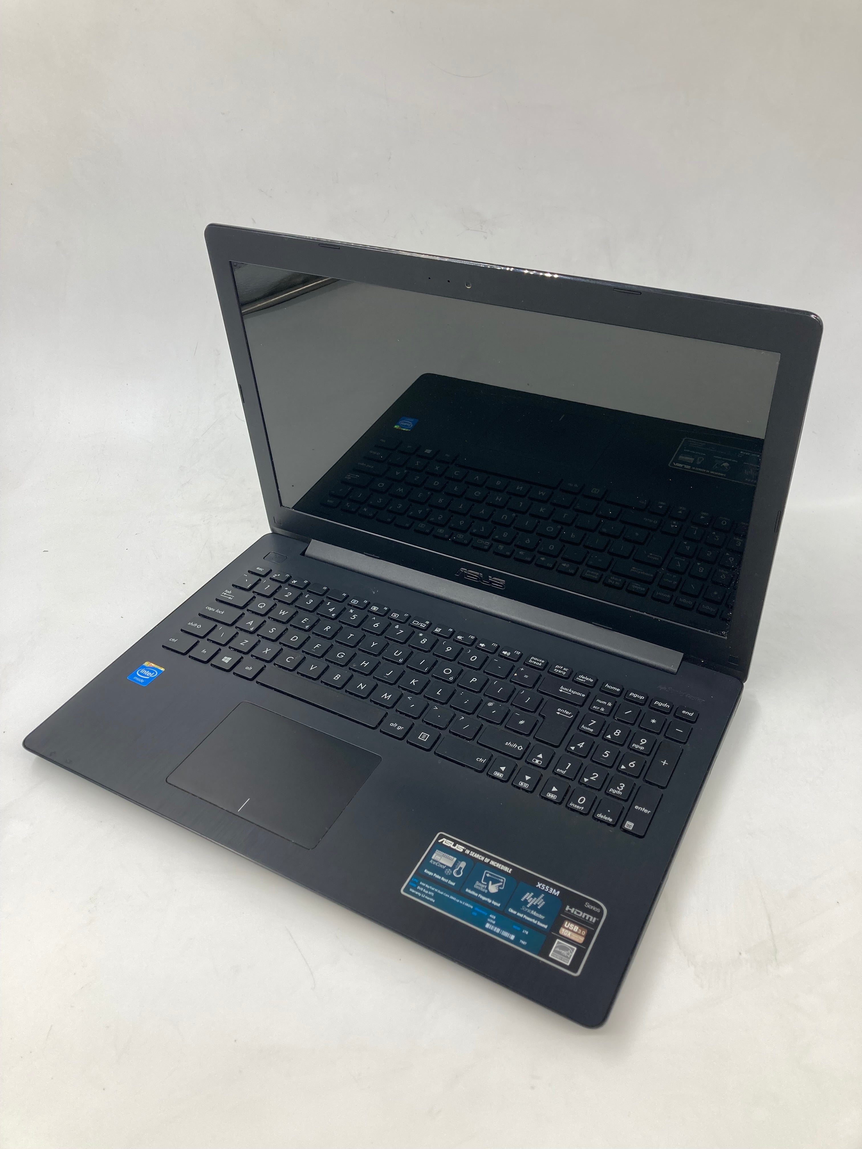 Asus Laptop X553M 15.6" Intel Dual Core 2840 No RAM No HDD *Spares*