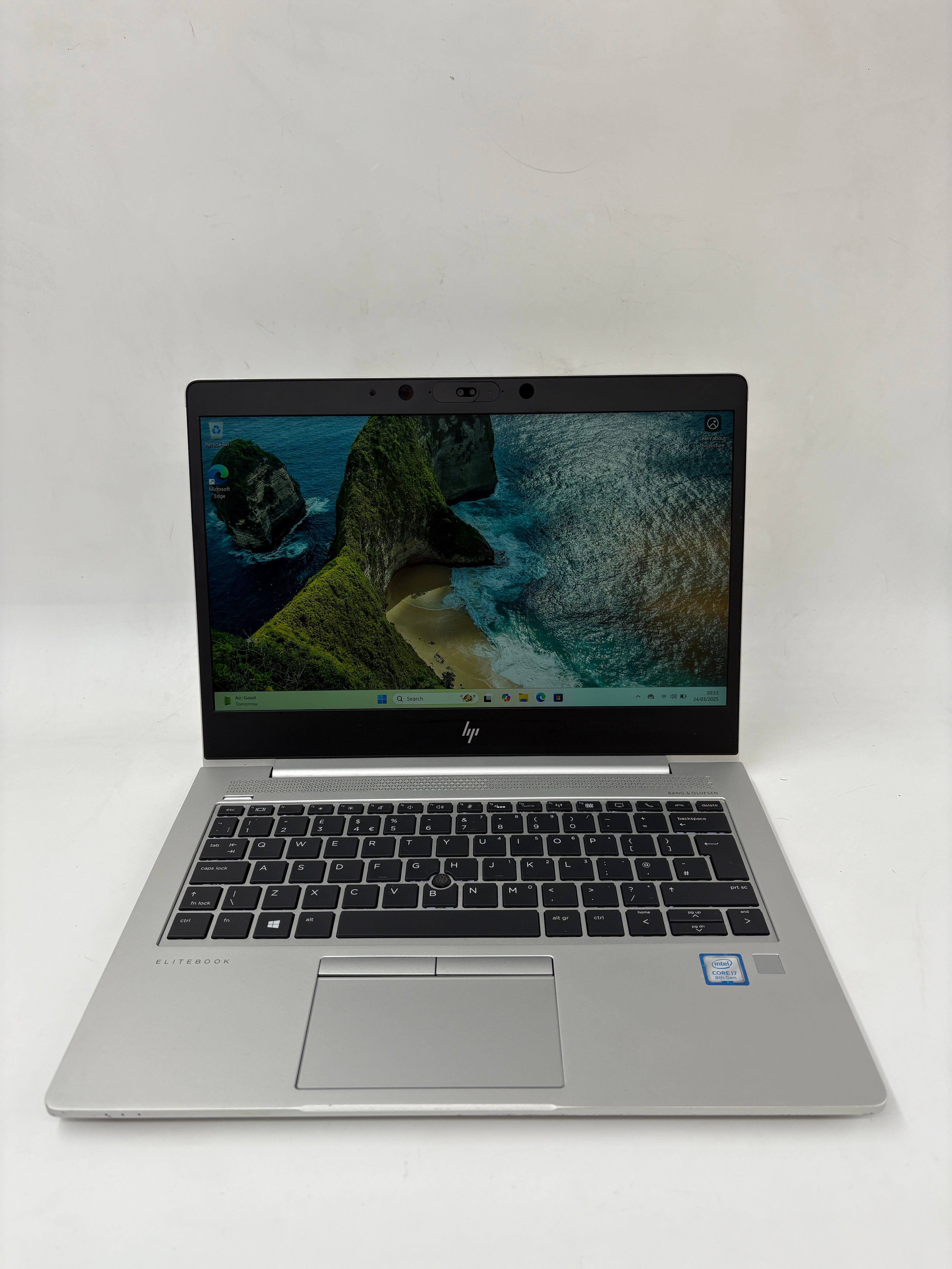 HP Laptop EliteBook 830 G5 13.3" Screen i7 8th Gen 8GB RAM 256GB SSD W11 Pro