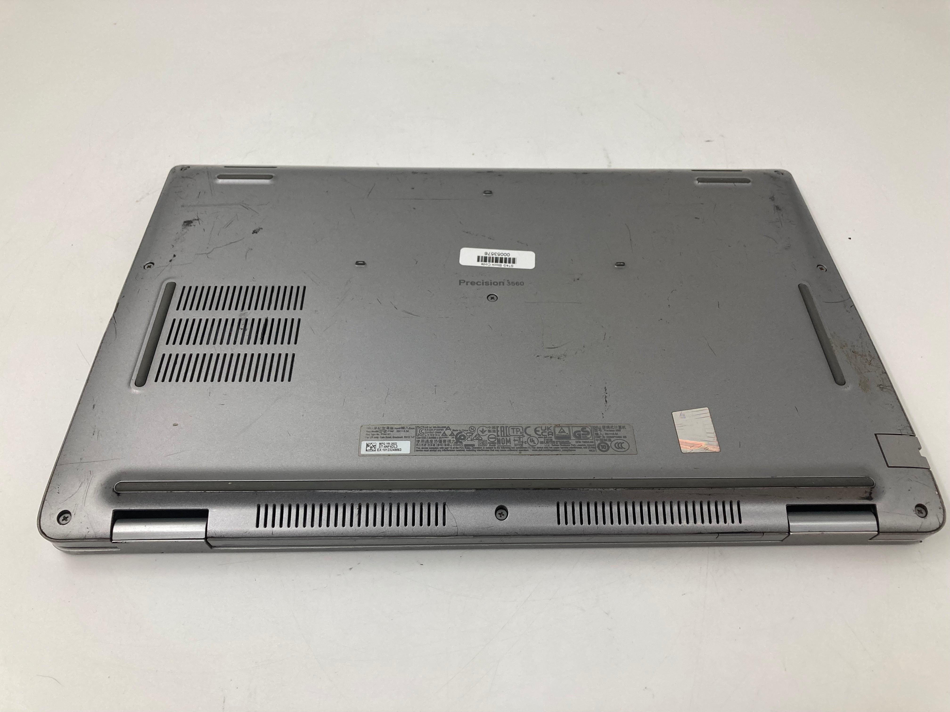 Dell Laptop Precision 3560 15.6" Screen i5 11th Gen 8GB RAM 1TB SSD W11 *Spares*