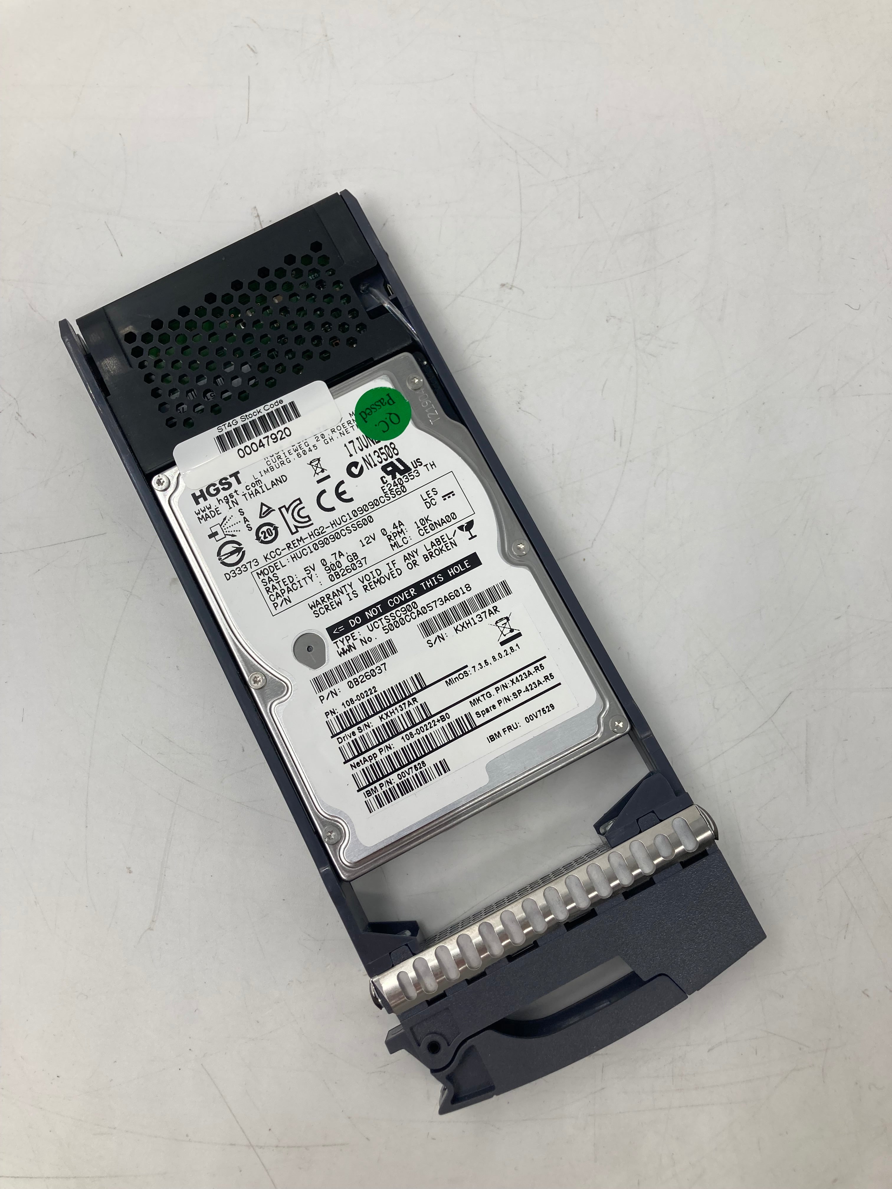 NetApp HDD 2.5" SAS 900GB 10K 6 Gbps P/N 108-00222 Lot of 35