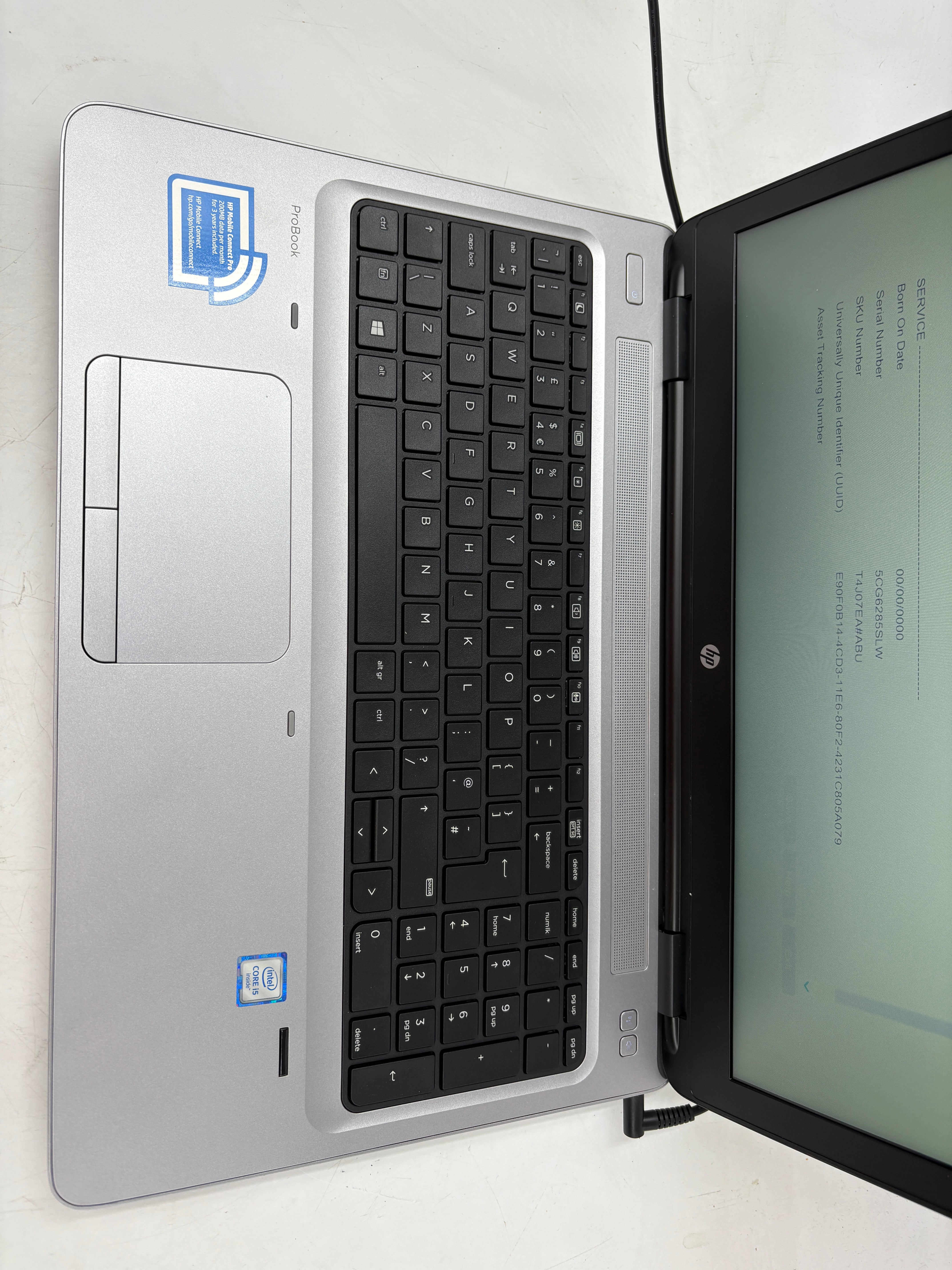 HP Laptop ProBook 650 G2 i5 6th Gen 8GB RAM NO SSD NO OS