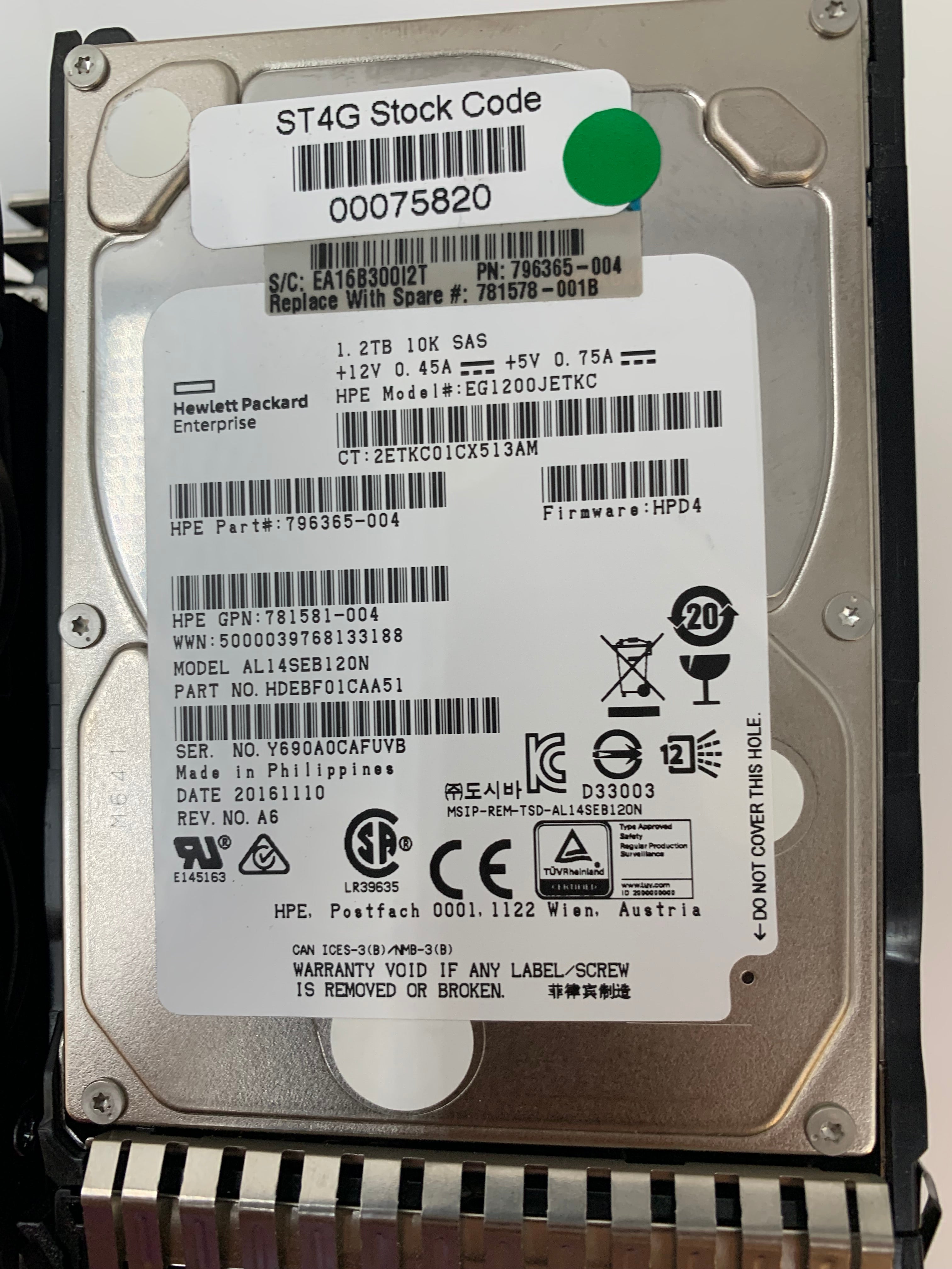 HP ProLiant ML350 Gen 9 | 2x Xeon E5-2630v4 | 14x 1.2TB HDD | 2x 600GB HDD | No RAM