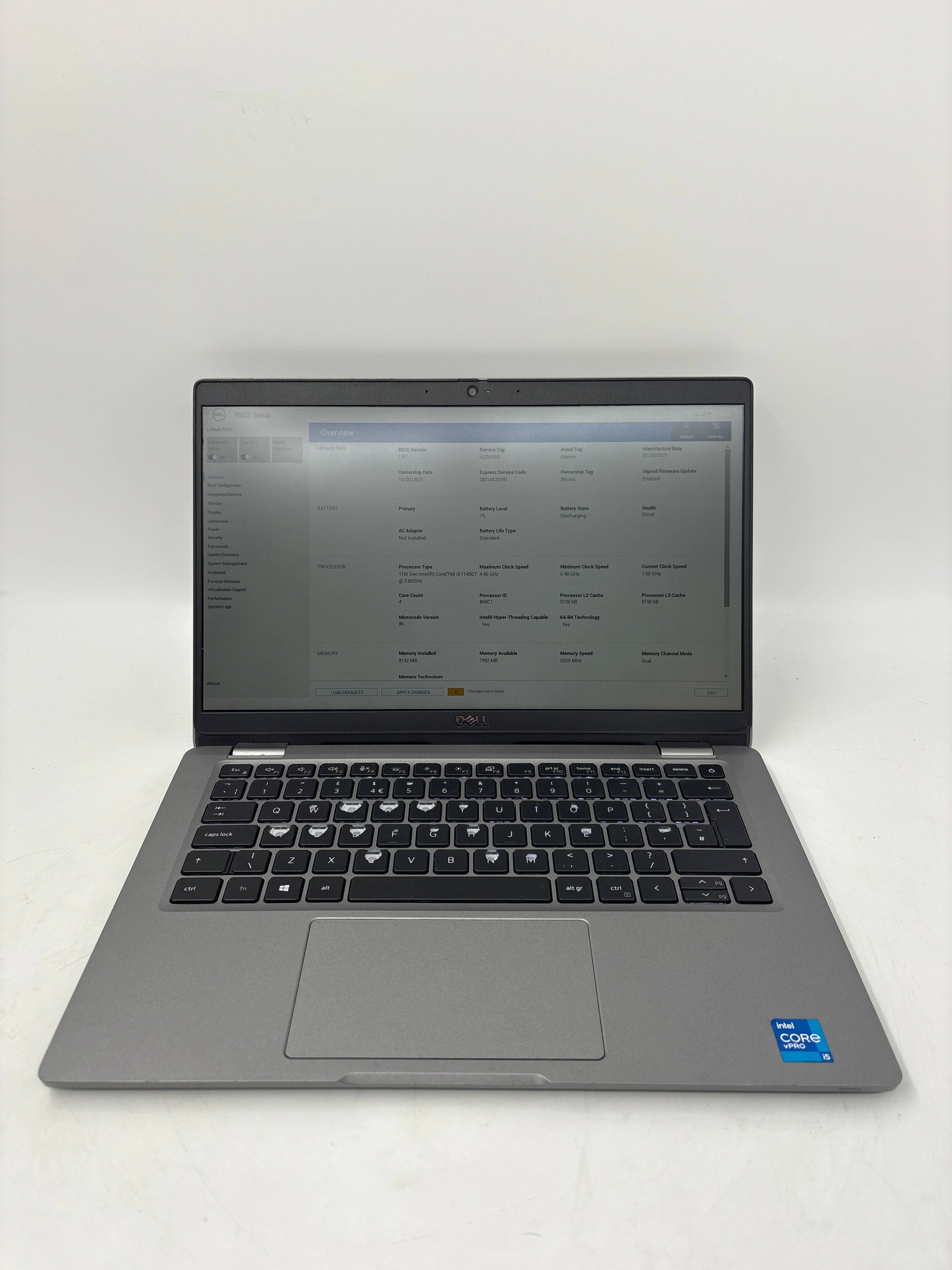 Dell Laptop Latitude 5320 13.3" Screen i5 11th Gen 8GB RAM 256GB SSD W11