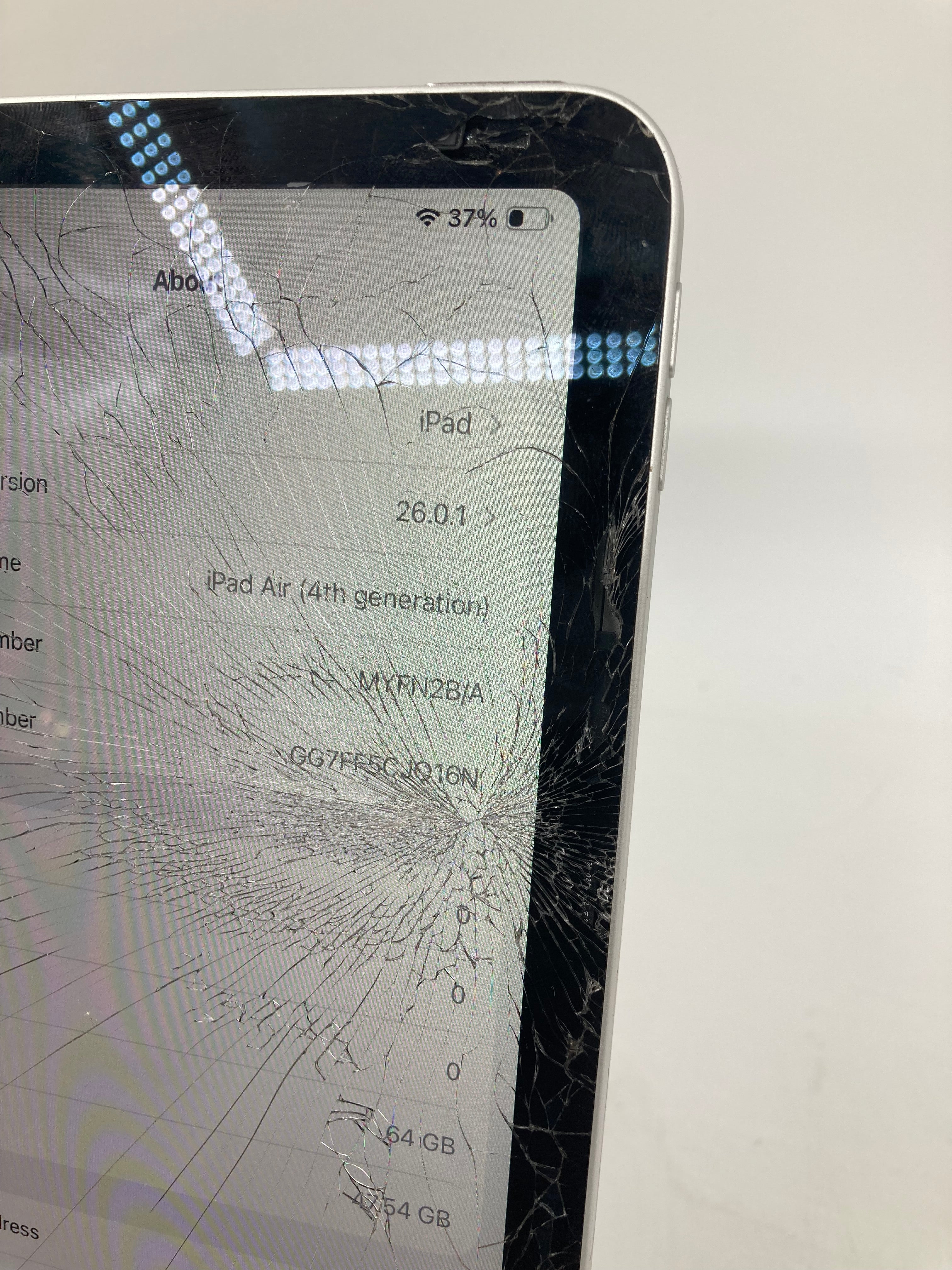 Apple iPad Air 4 A2316 64GB Silver Unlocked *Spares* Batch of 3