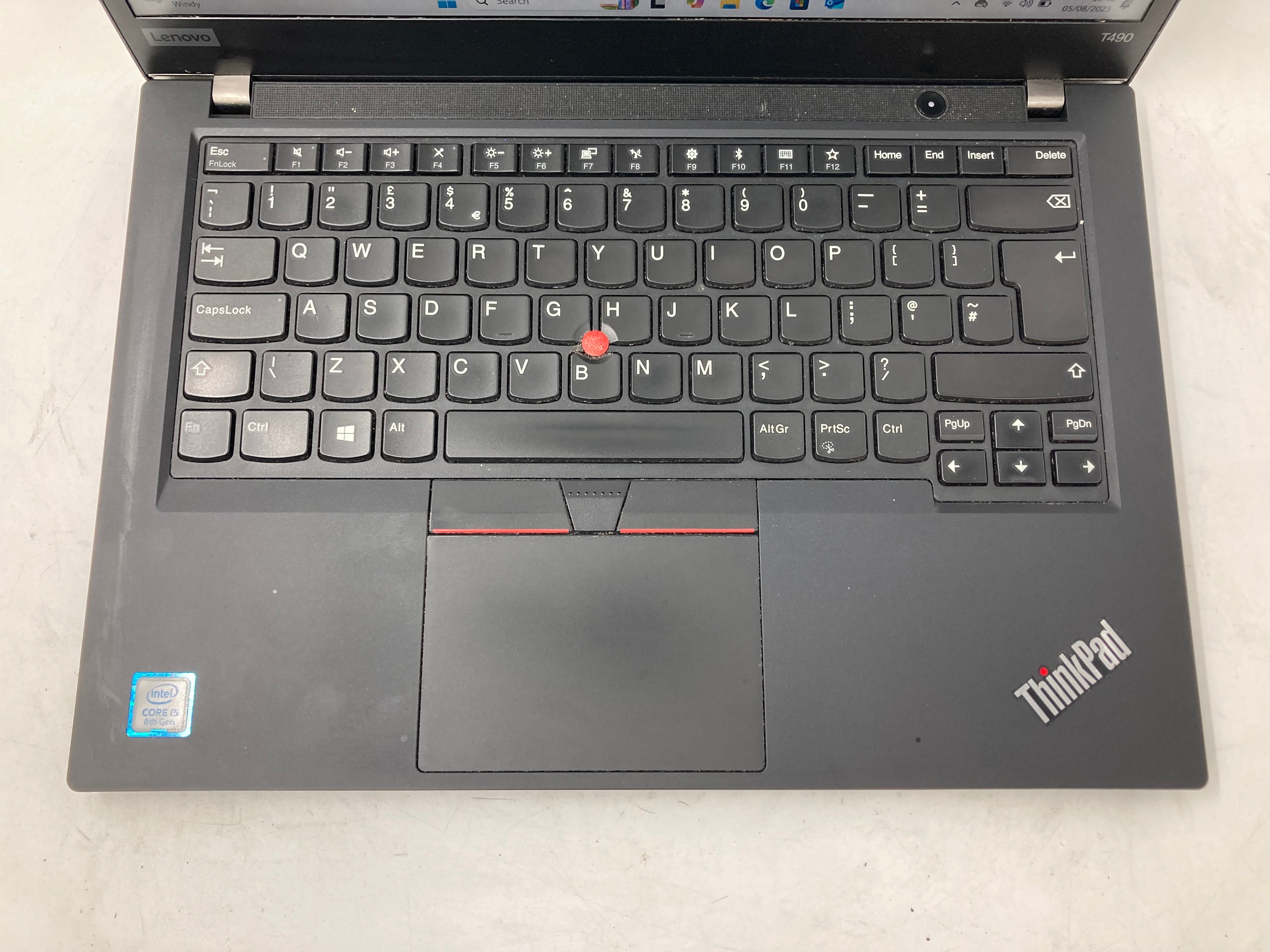 Lenovo ThinkPad T490 14"Screen i5 8th Gen 8GB RAM 256GB SSD Win 11