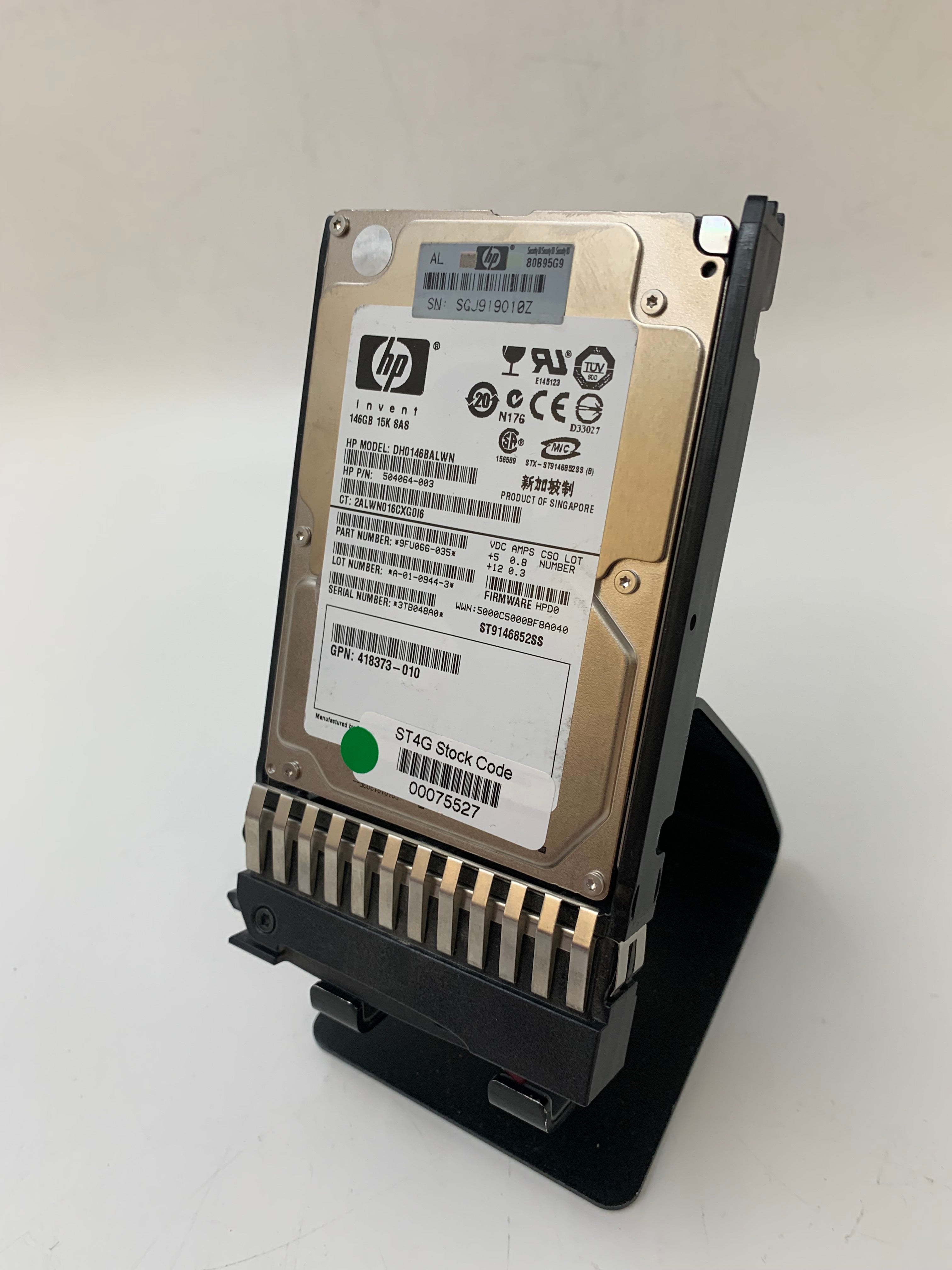 HP Hard Disk Drives | 146GB | SAS | 2.5 inch | 6Gbps | 15K RPM | Lot of 4