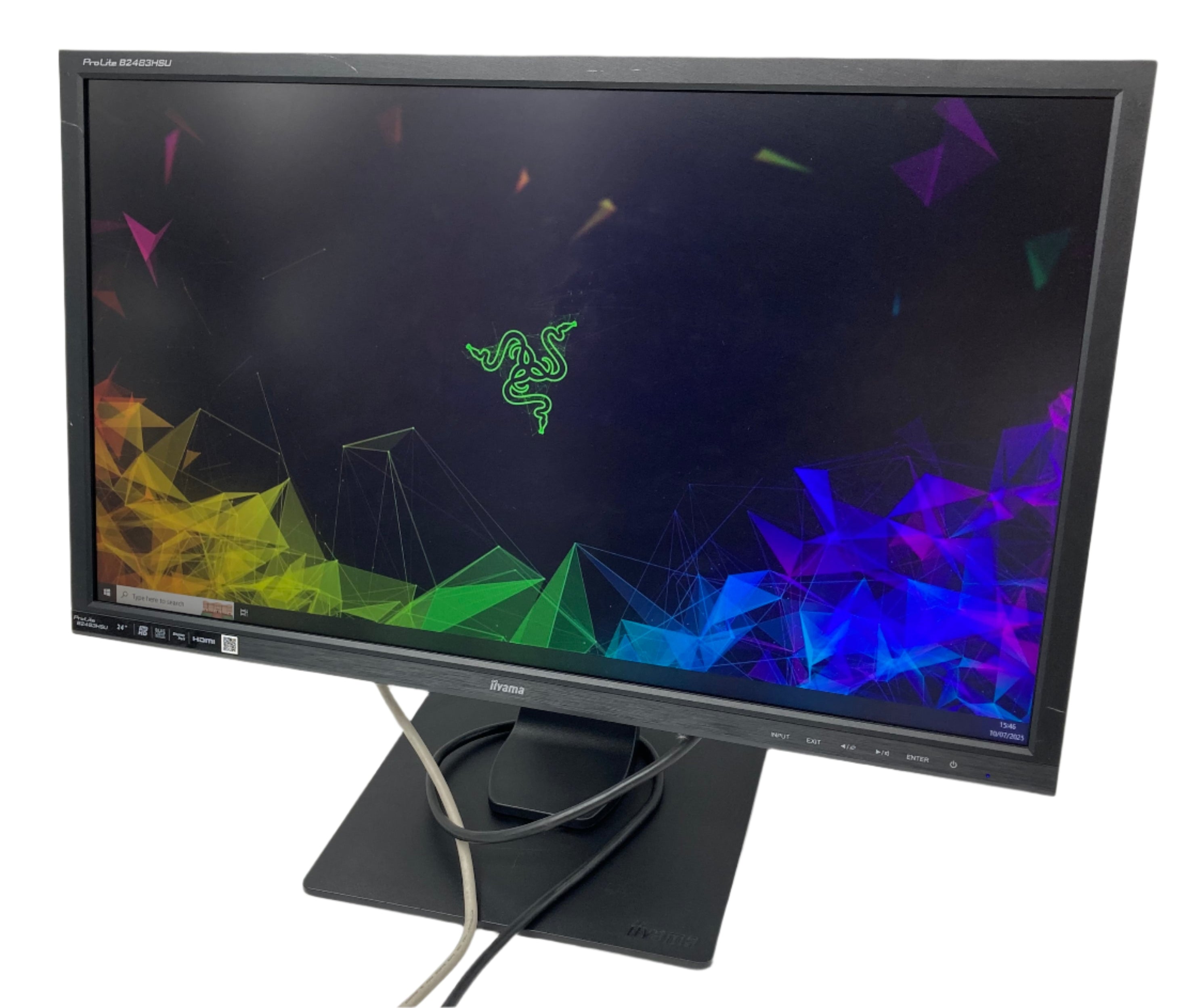 iiyama ProLite B2483HSU 24" Monitor With Stand VGA DisplayPort HDMI