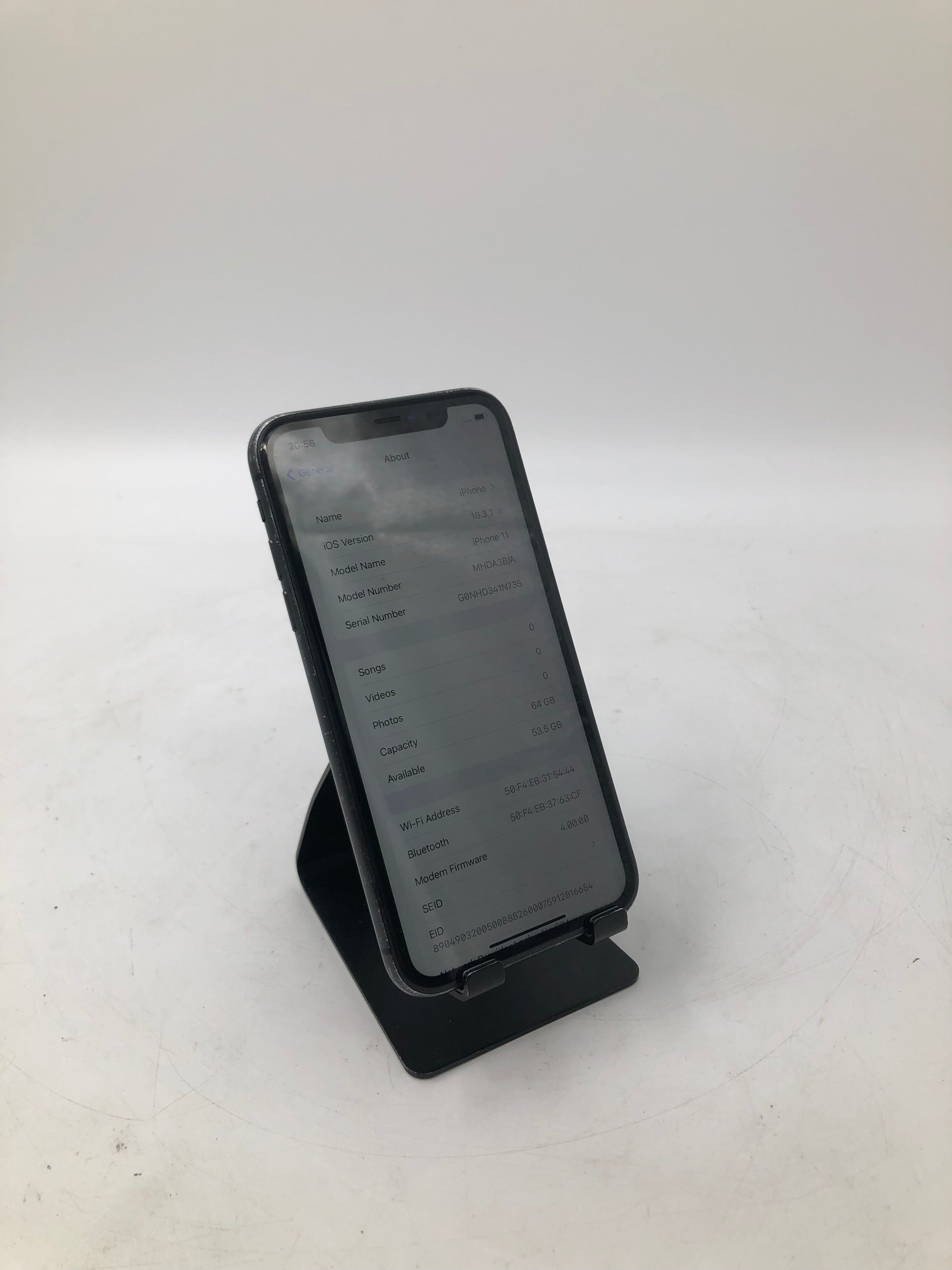 Apple iPhone 11 2019 6.1" Screen 64GB Storage SIM Unlocked 92% Battery Health