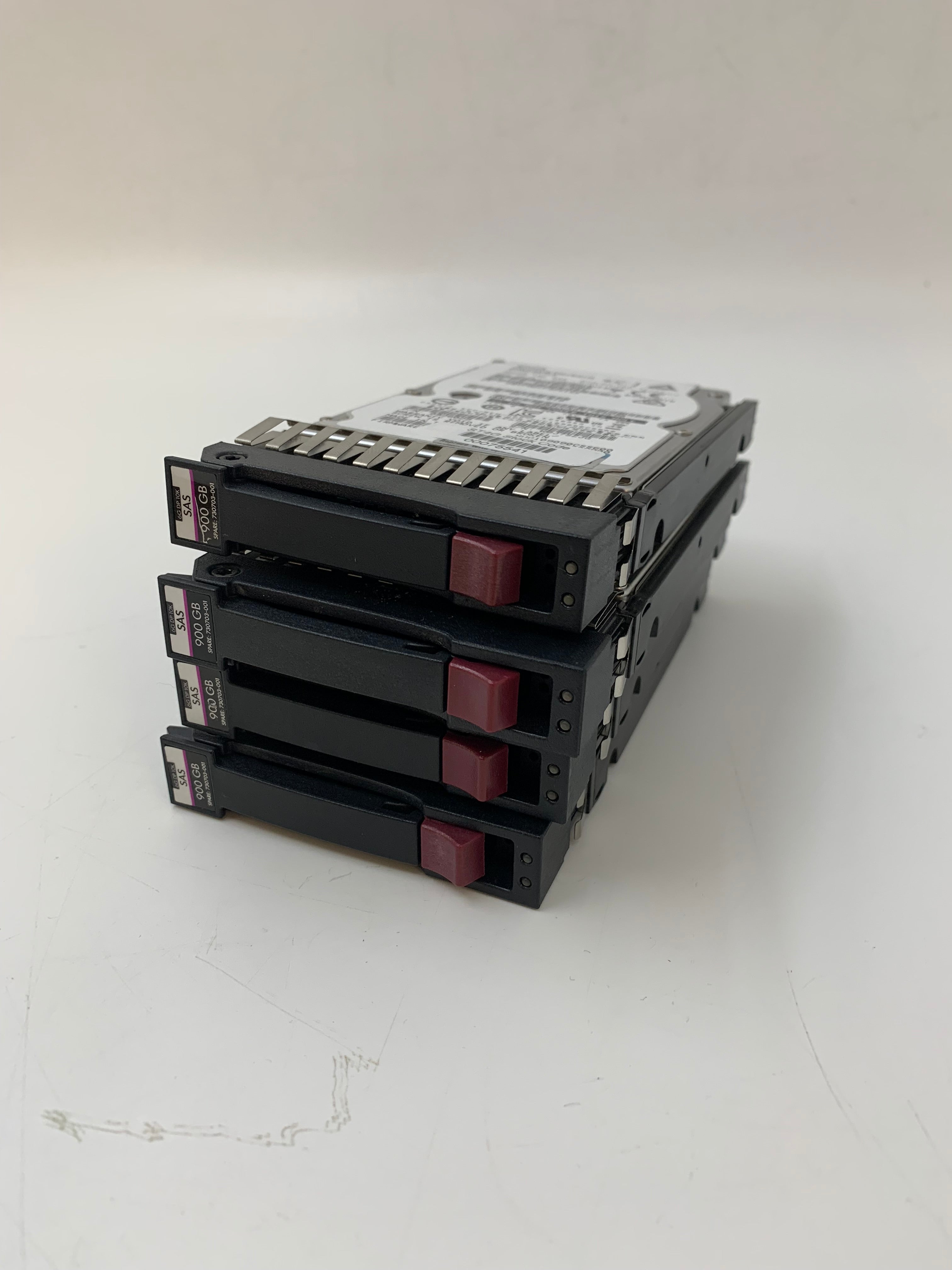 HP Hard Disk Drives | 900GB | SAS | 2.5 inch | 6Gbps | 10K RPM | Lot of 4