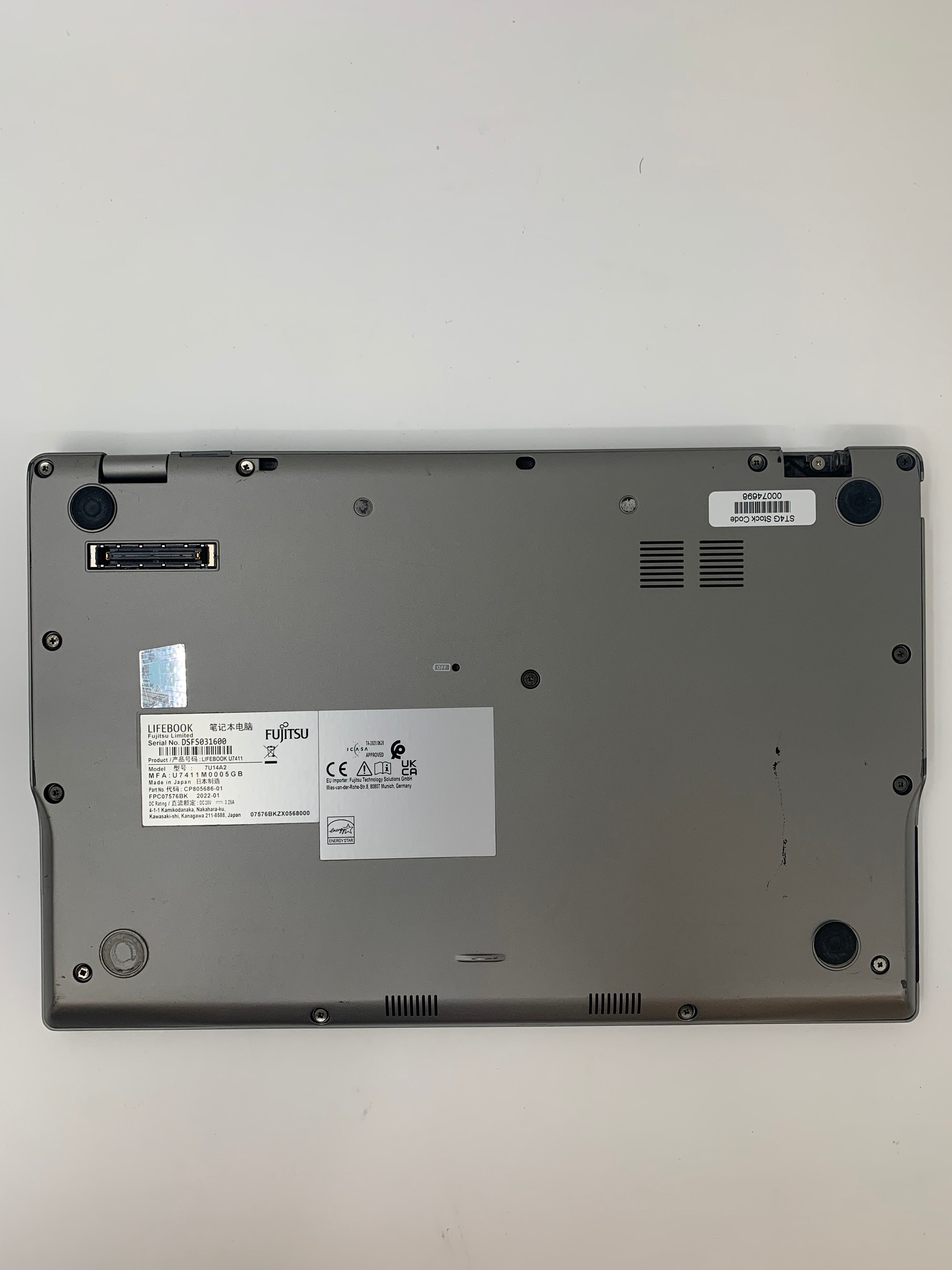 Fujitsu Lifebook U7411 Spares: 14" FHD, i7 11th Gen, 16GB RAM, 512GB SSD, W11 Pro