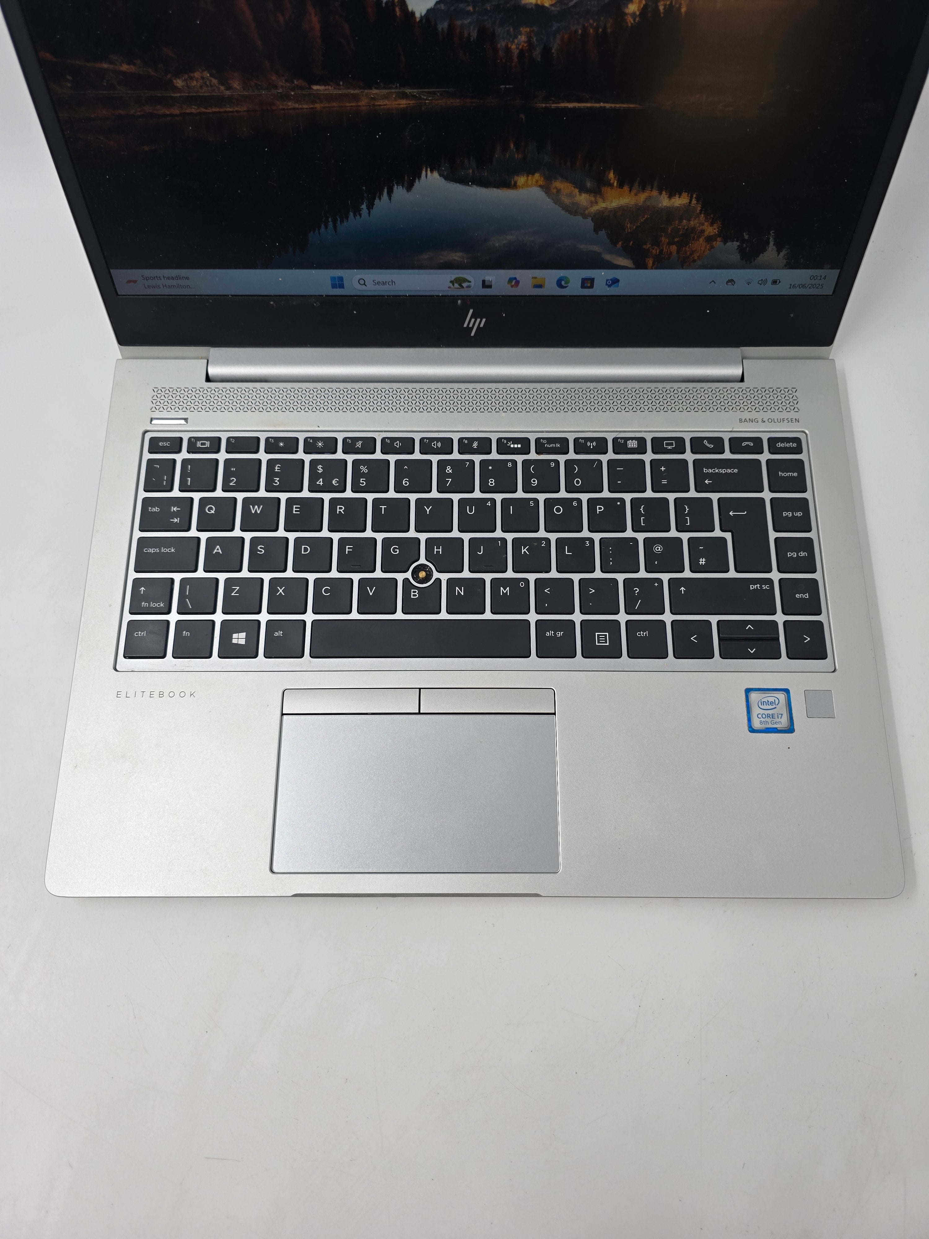 HP Laptop EliteBook 840 G6 14" Screen i7 8th Gen 16GB RAM 256GB SSD W11