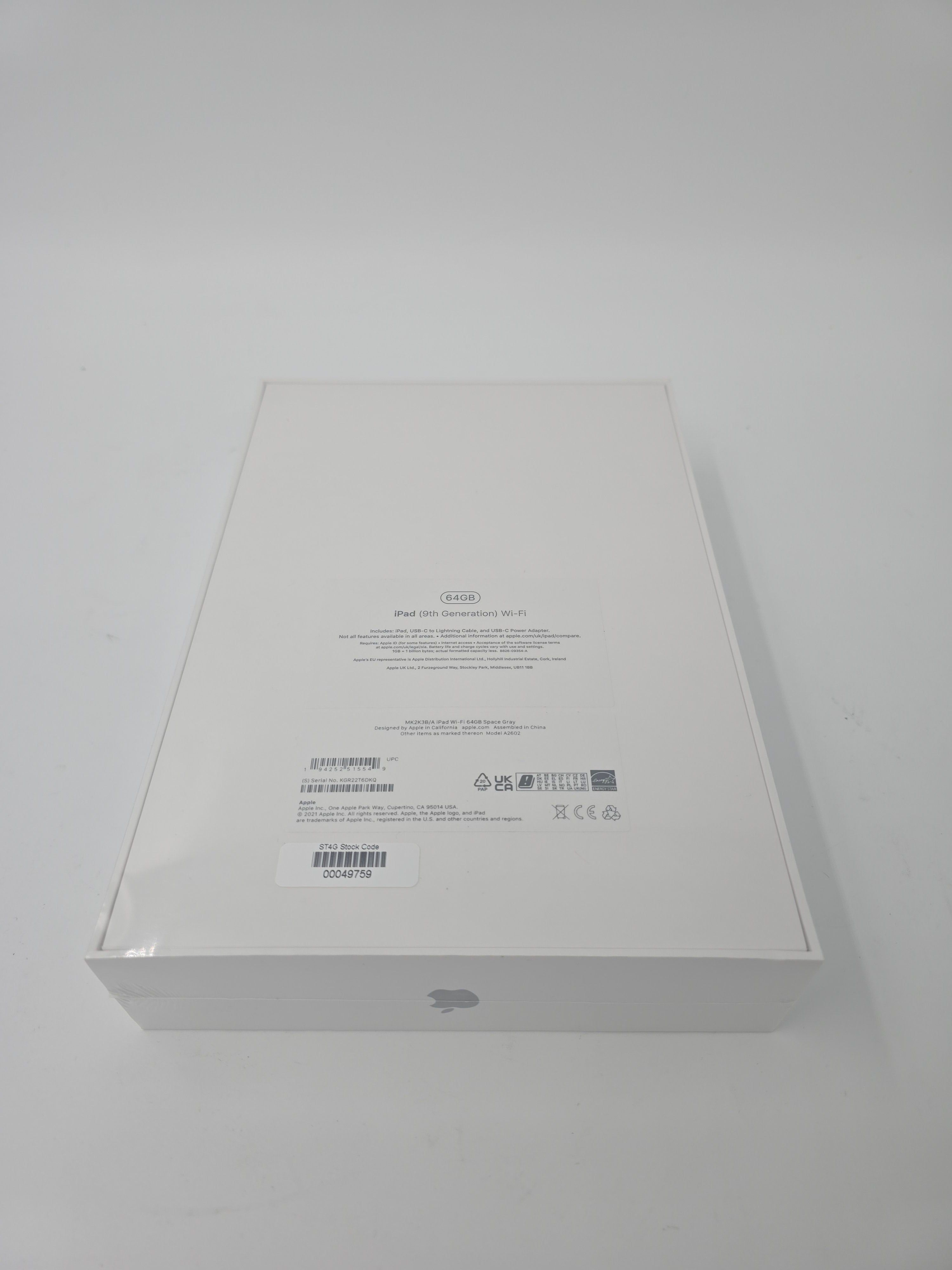 Apple iPad 9th Gen 2021 64GB Storage 10.2" Screen Wi-Fi Only Brand New