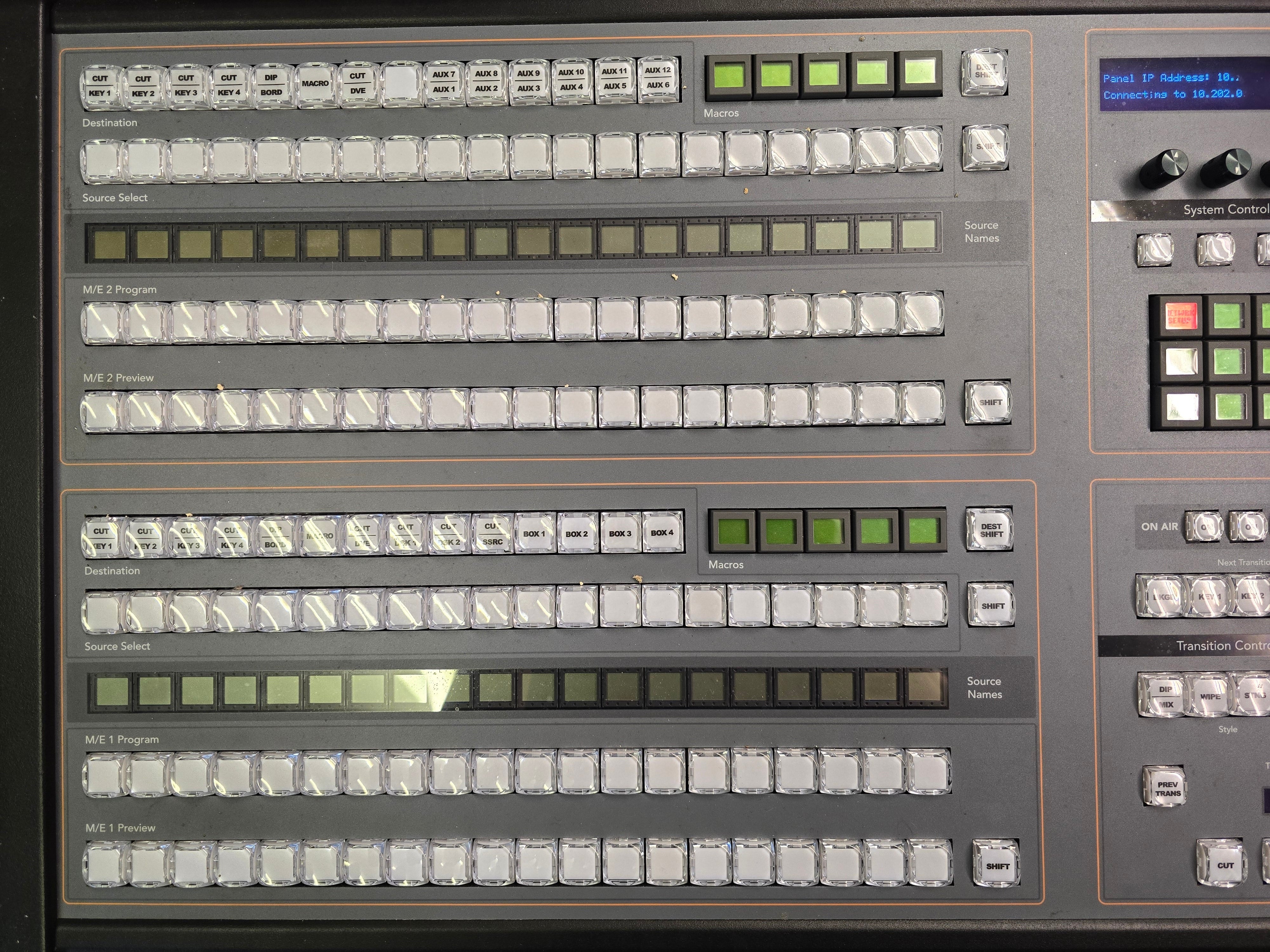 BlackMagicDesign ATEM 2 M/E Broadcast Panel