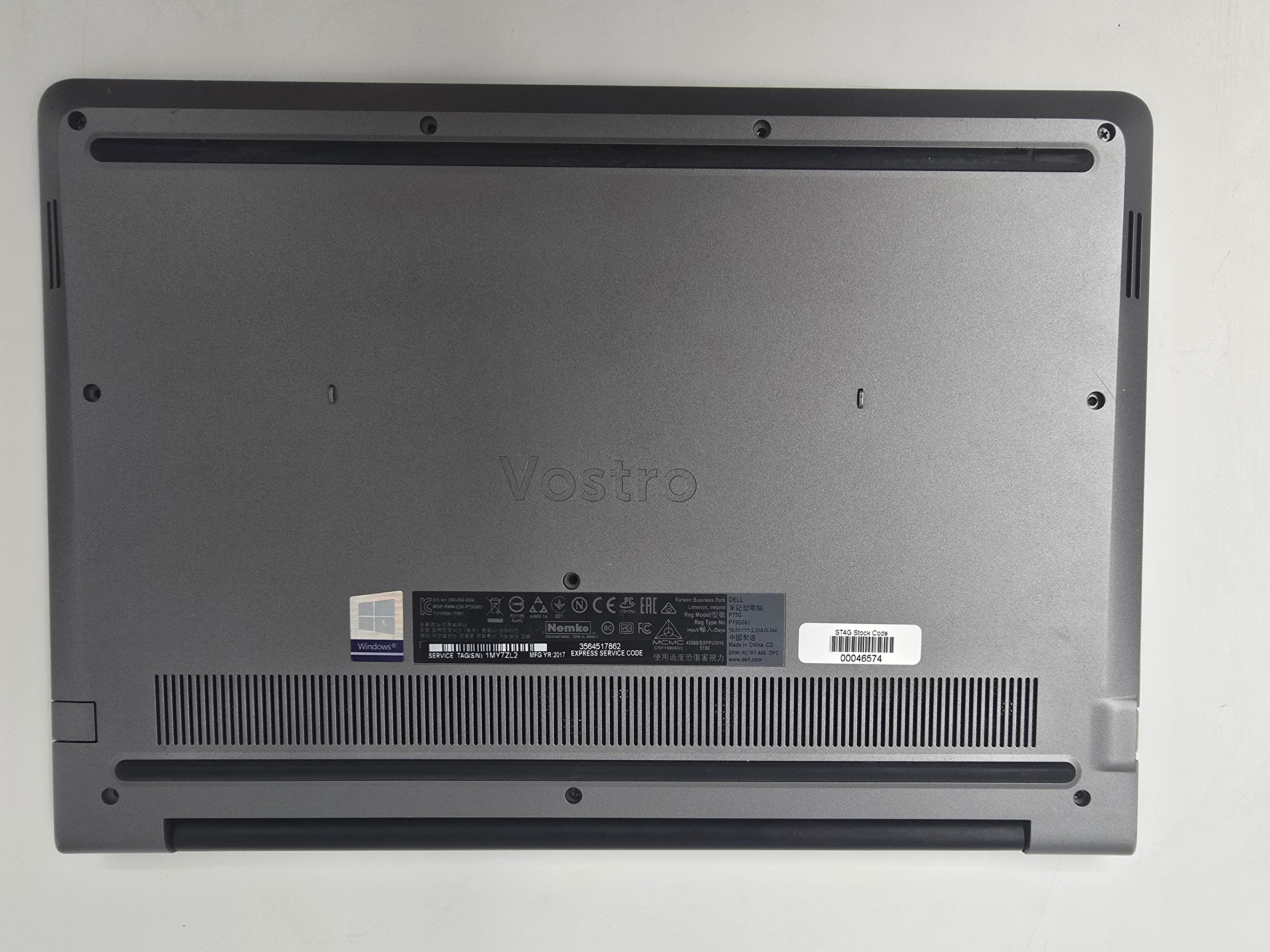 Dell Laptop Vostro 5468 14" Screen i5 7th Gen No RAM No SSD *Spares*