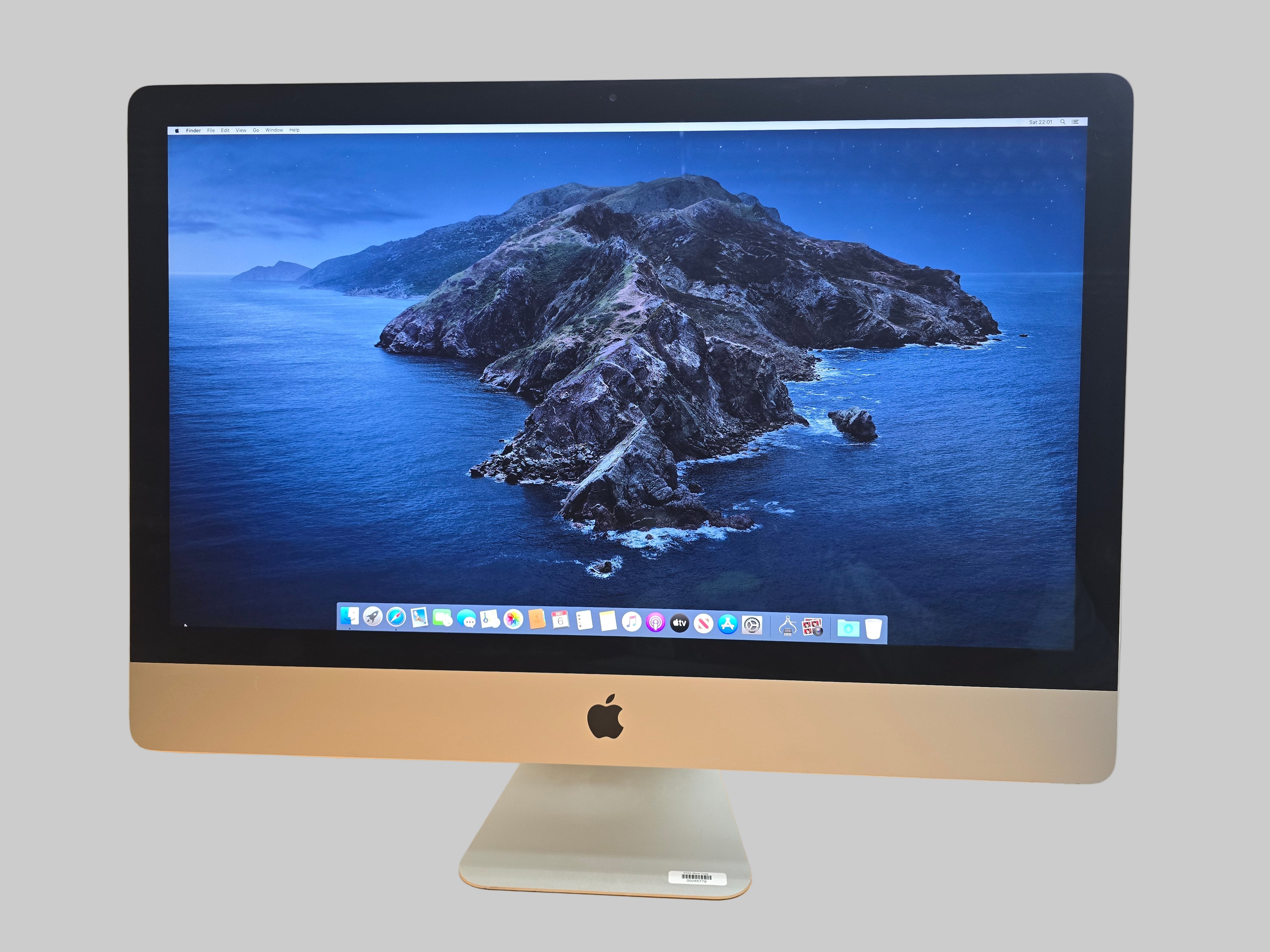 Apple iMac 27" Retina 5K Screen 2019 i5 8th Gen 8GB DDR4 RAM 32GB NVMe 1TB HDD Radeon Pro 570X