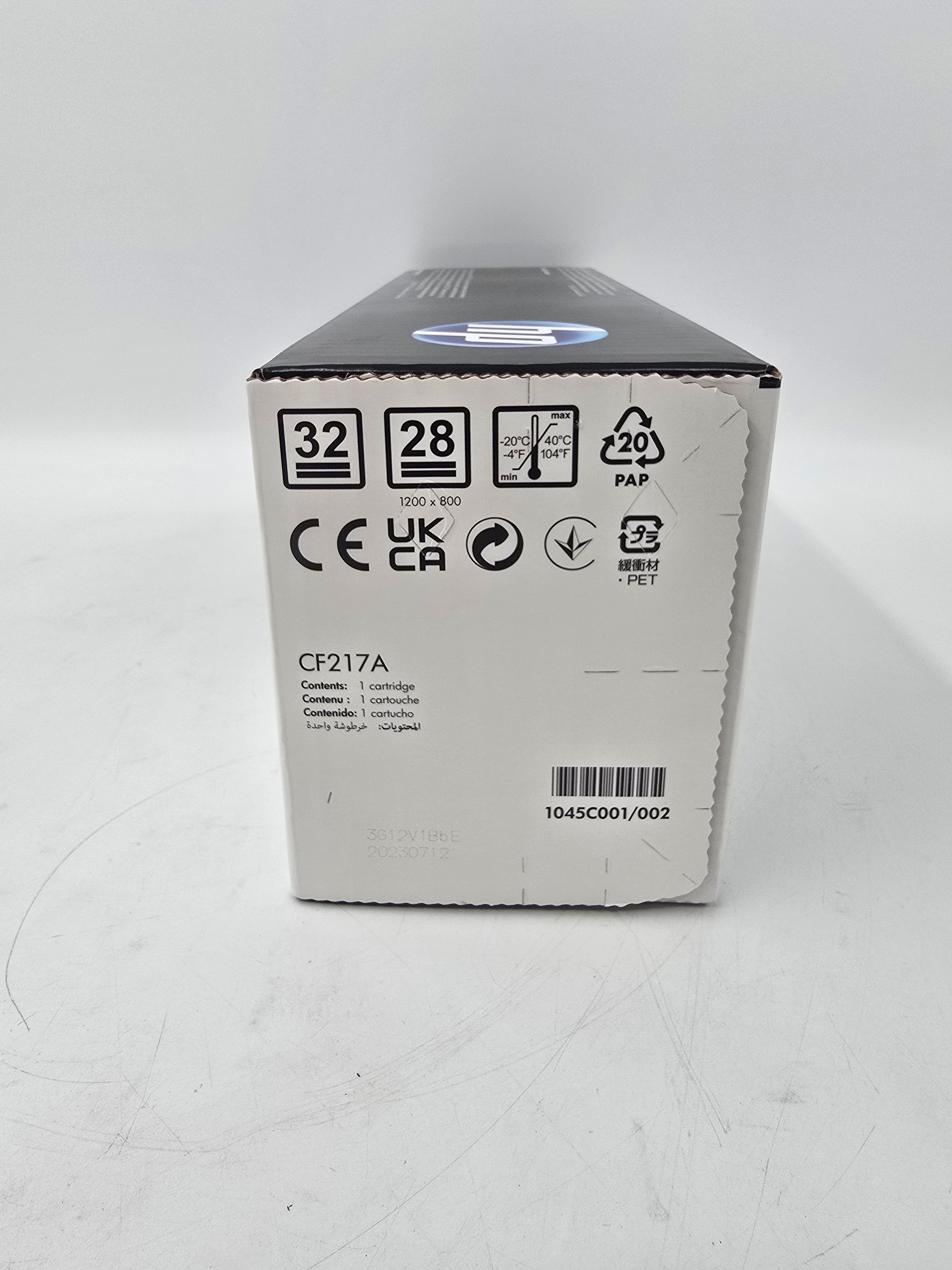 HP Print Cartridge LaserJet 17A CF217A Black Genuine Ink Cartridge