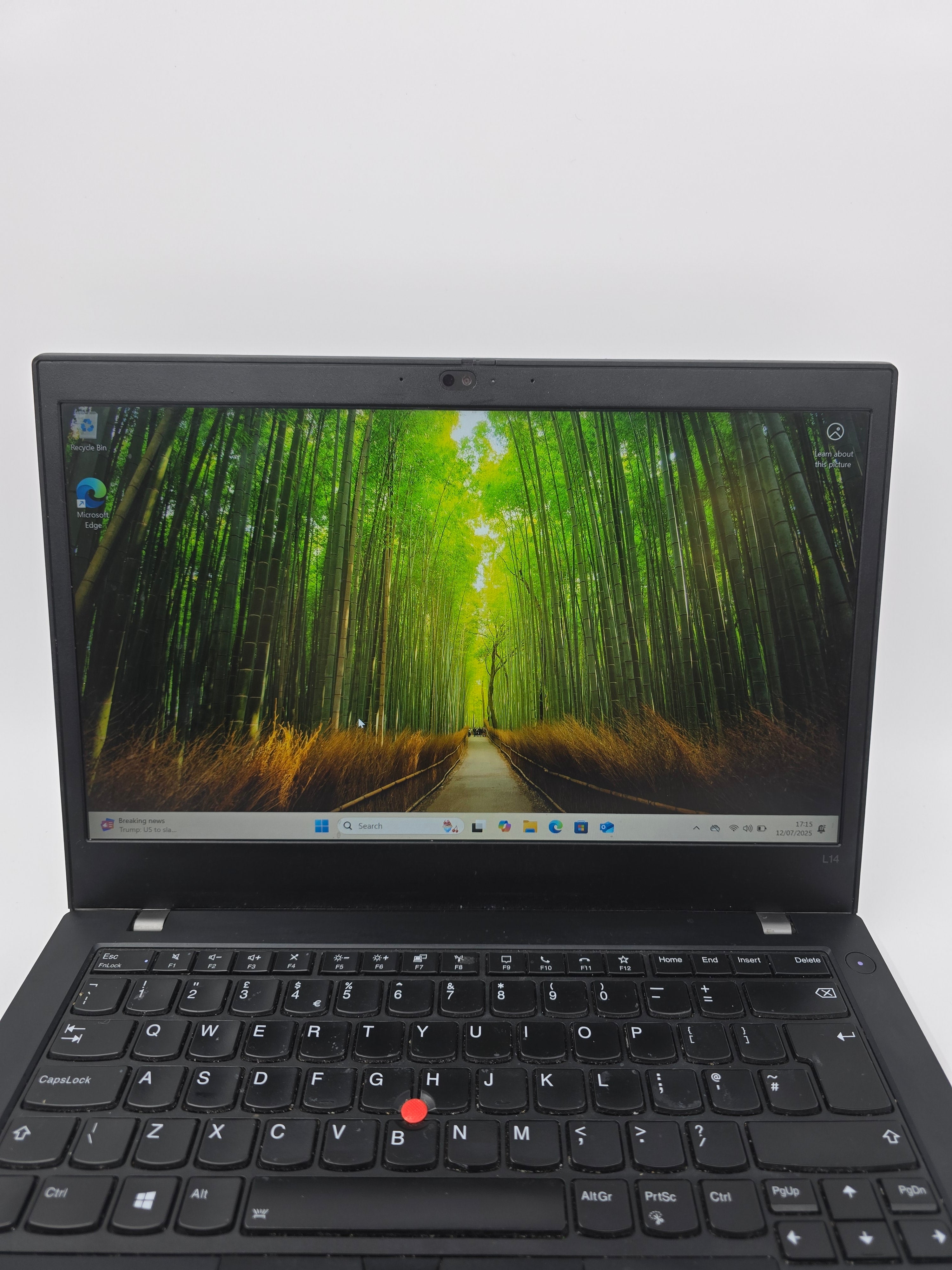 Lenovo Laptop L14 Gen1 14" Screen i5 10th Gen 16GB RAM 256GB SSD W11
