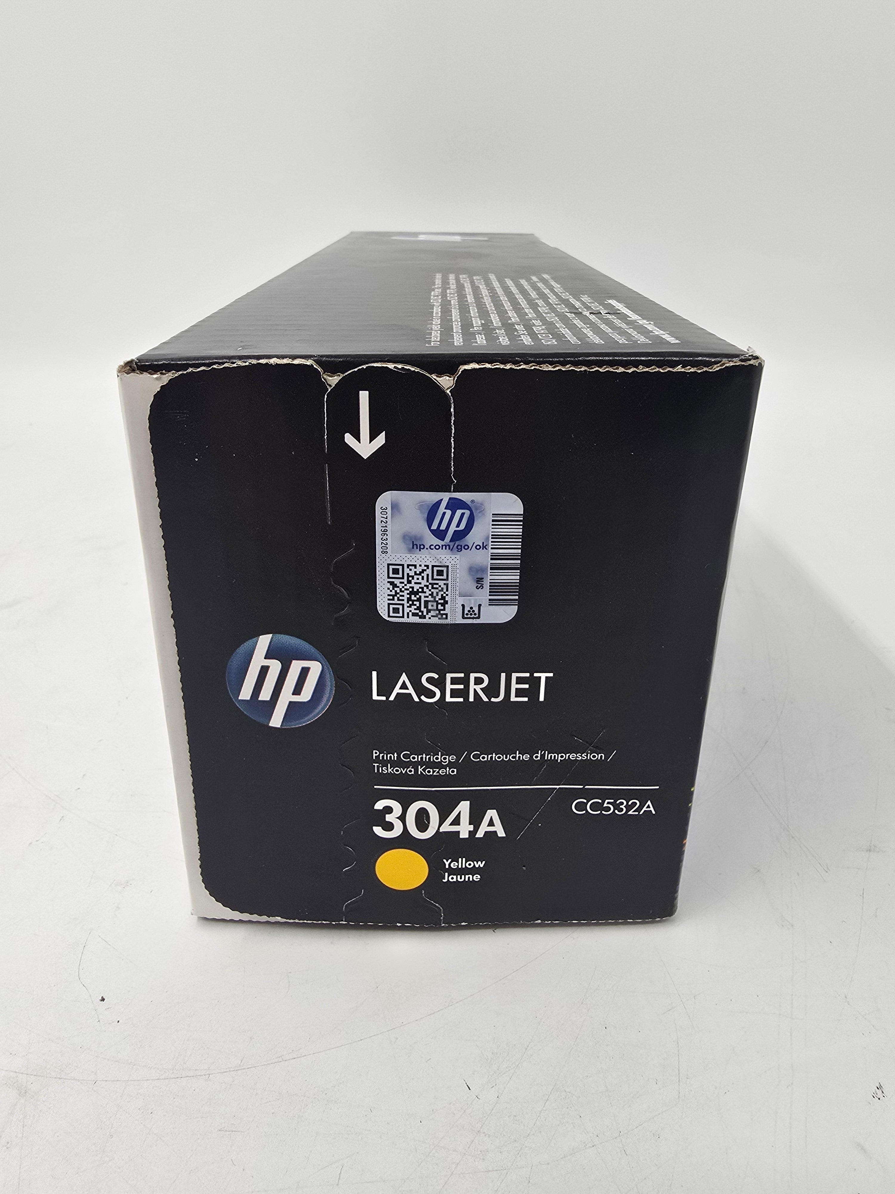 HP Print Cartridge LaserJet 304A CC532A Yellow Genuine Ink Cartridge