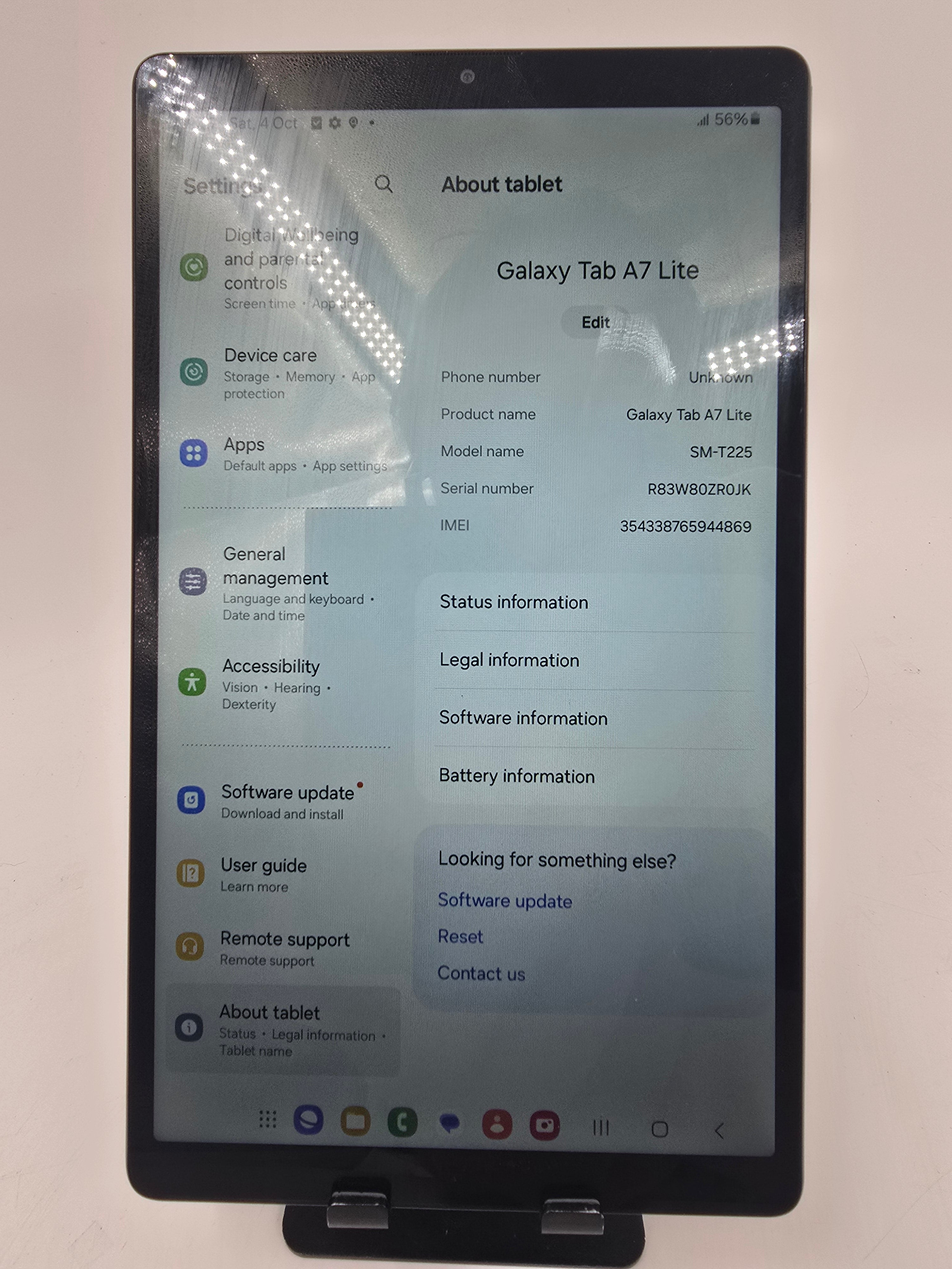 Samsung Galaxy Tab A7 Lite 2021 LTE Unlocked 8.7" Screen 32GB Storage Silver