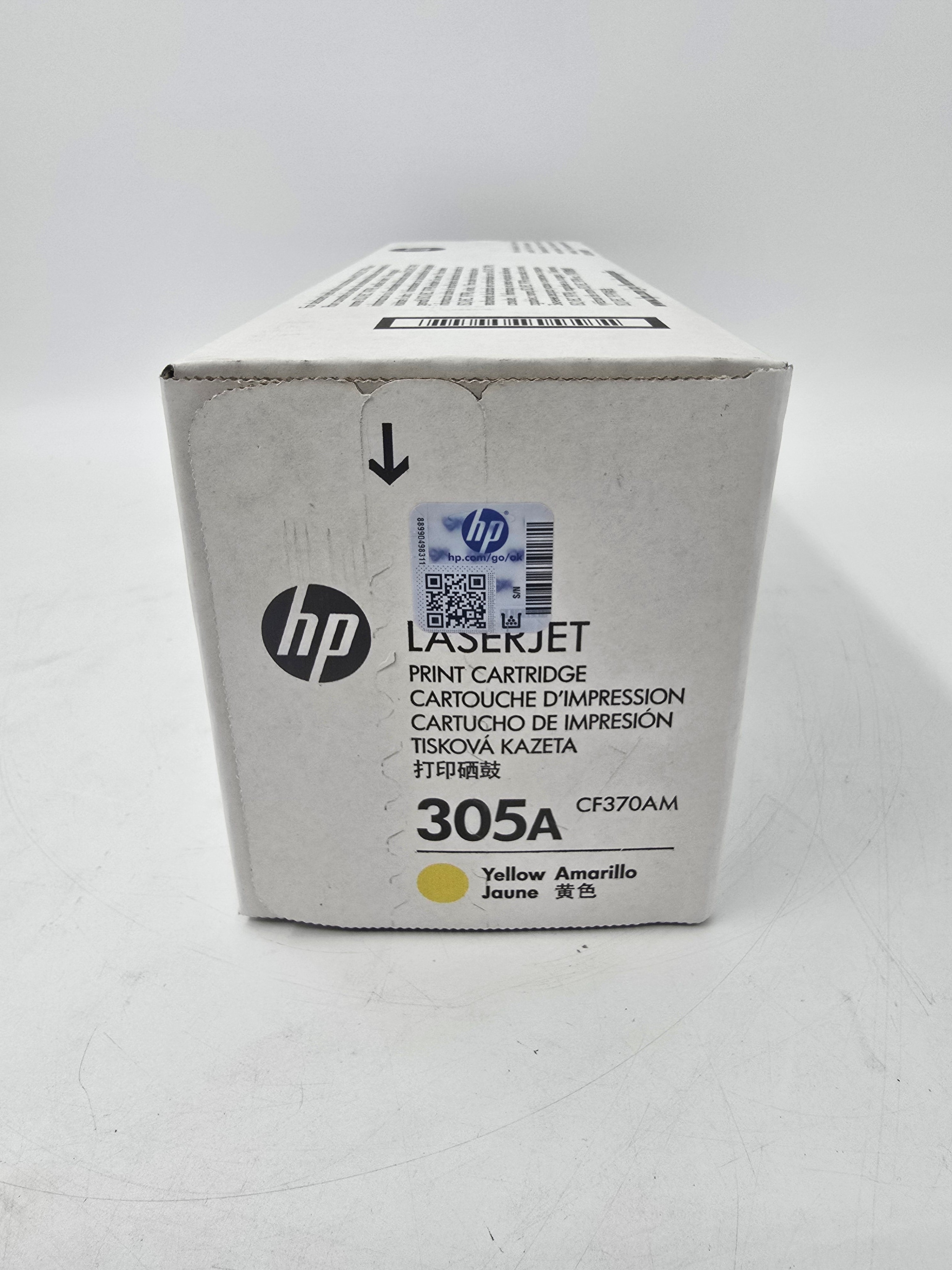 HP Print Cartridge LaserJet 305A CF370AM Yellow Genuine Ink Cartridge