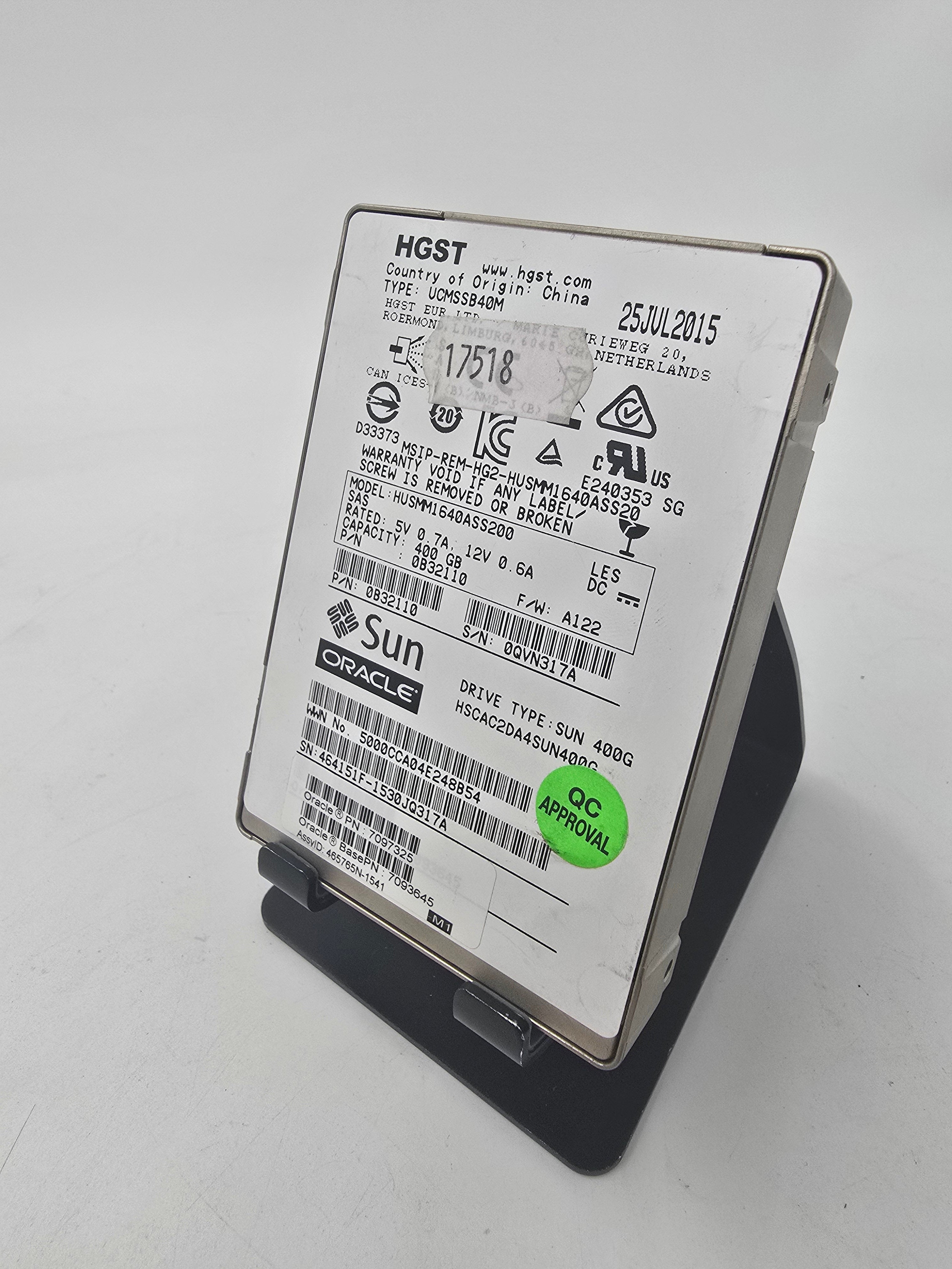 Dell SAS Solid State Drive 100GB 200GB 400GB 2.5" SAS SSD Lot of 7