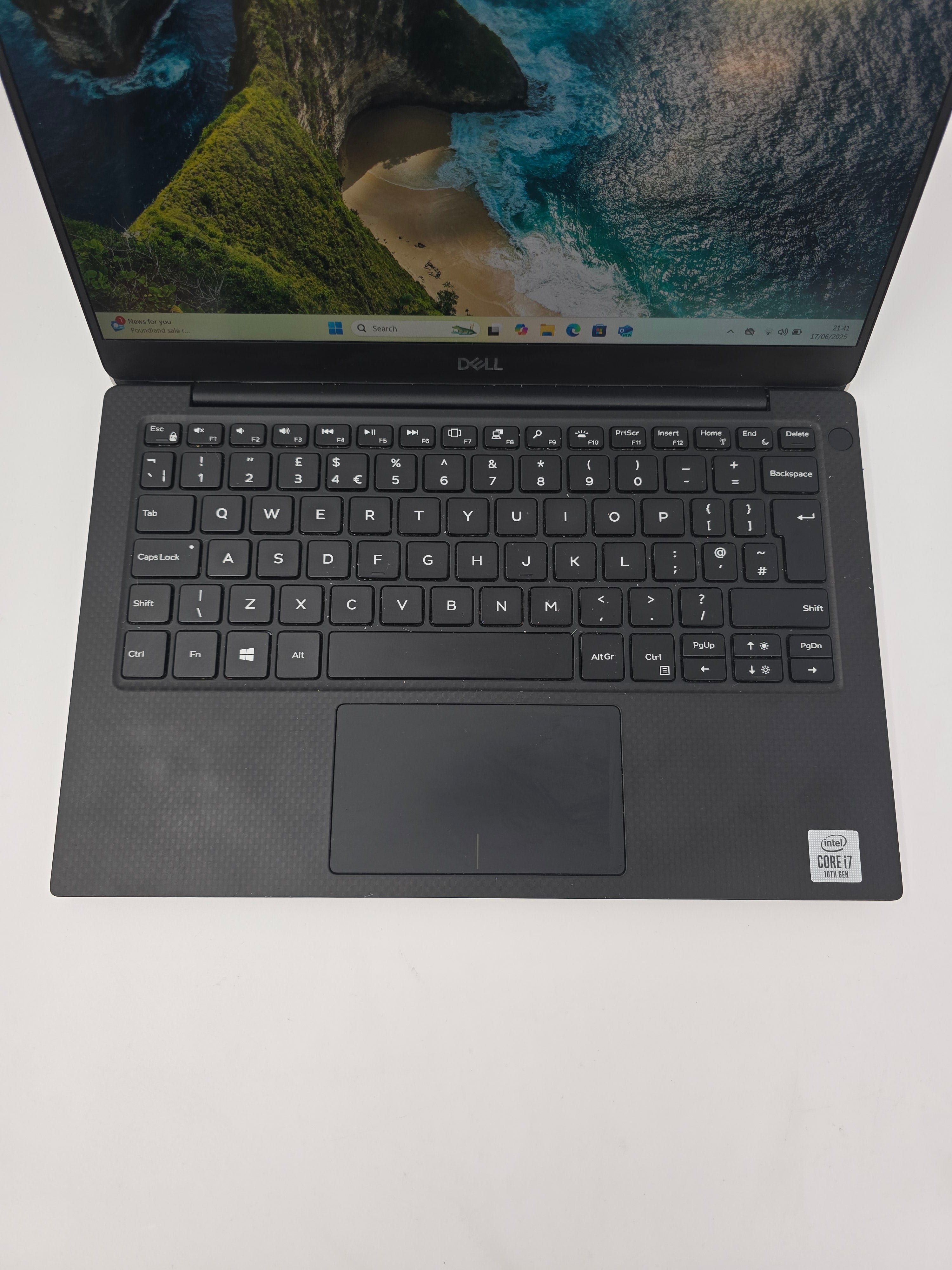 Dell Laptop XPS 7390 13.3" Screen i7 10th Gen 16GB RAM 512GB SSD W11