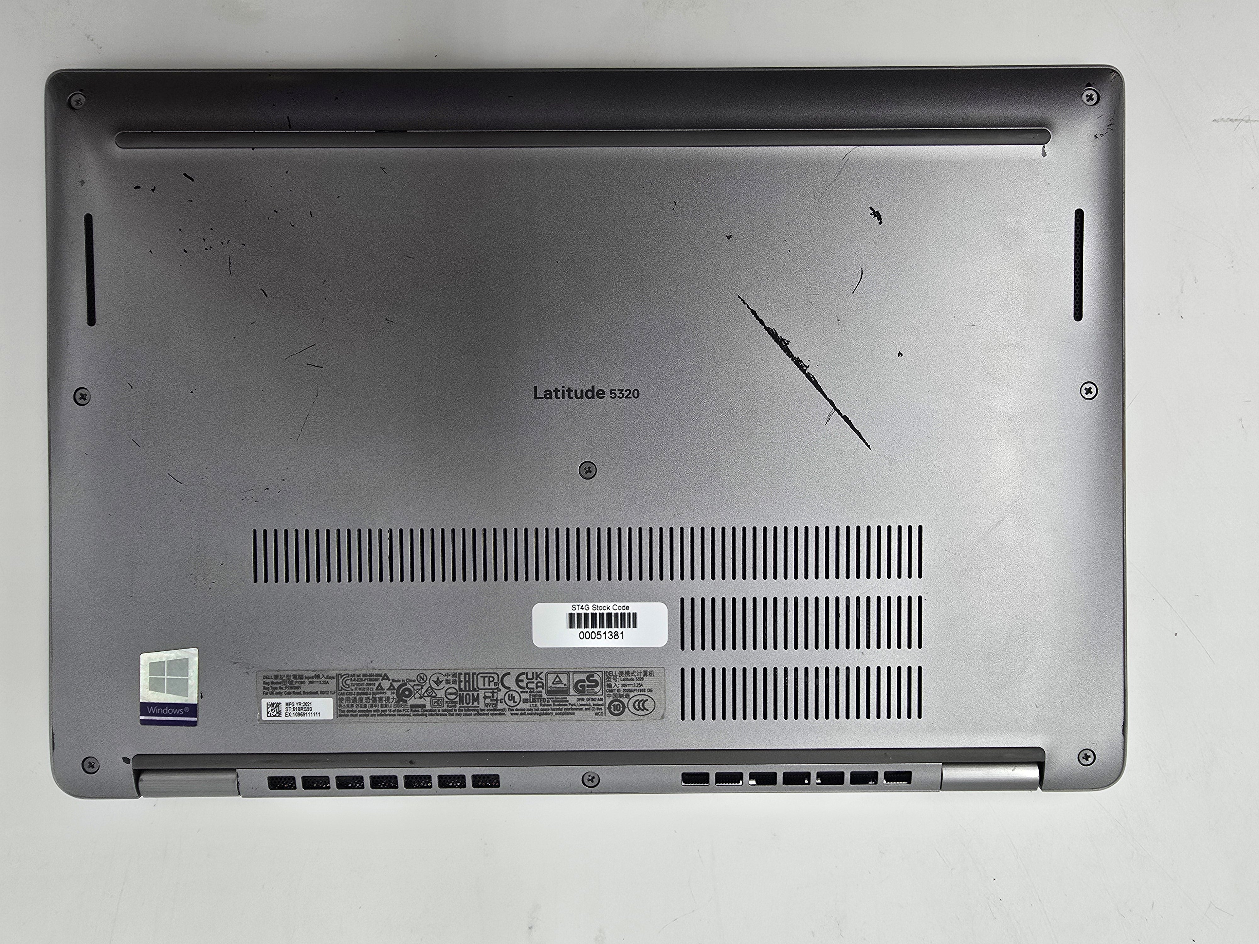 Dell Latitude 5320 13" Screen i5 11th Gen 8GB RAM 256GB SSD W11 Spares #14