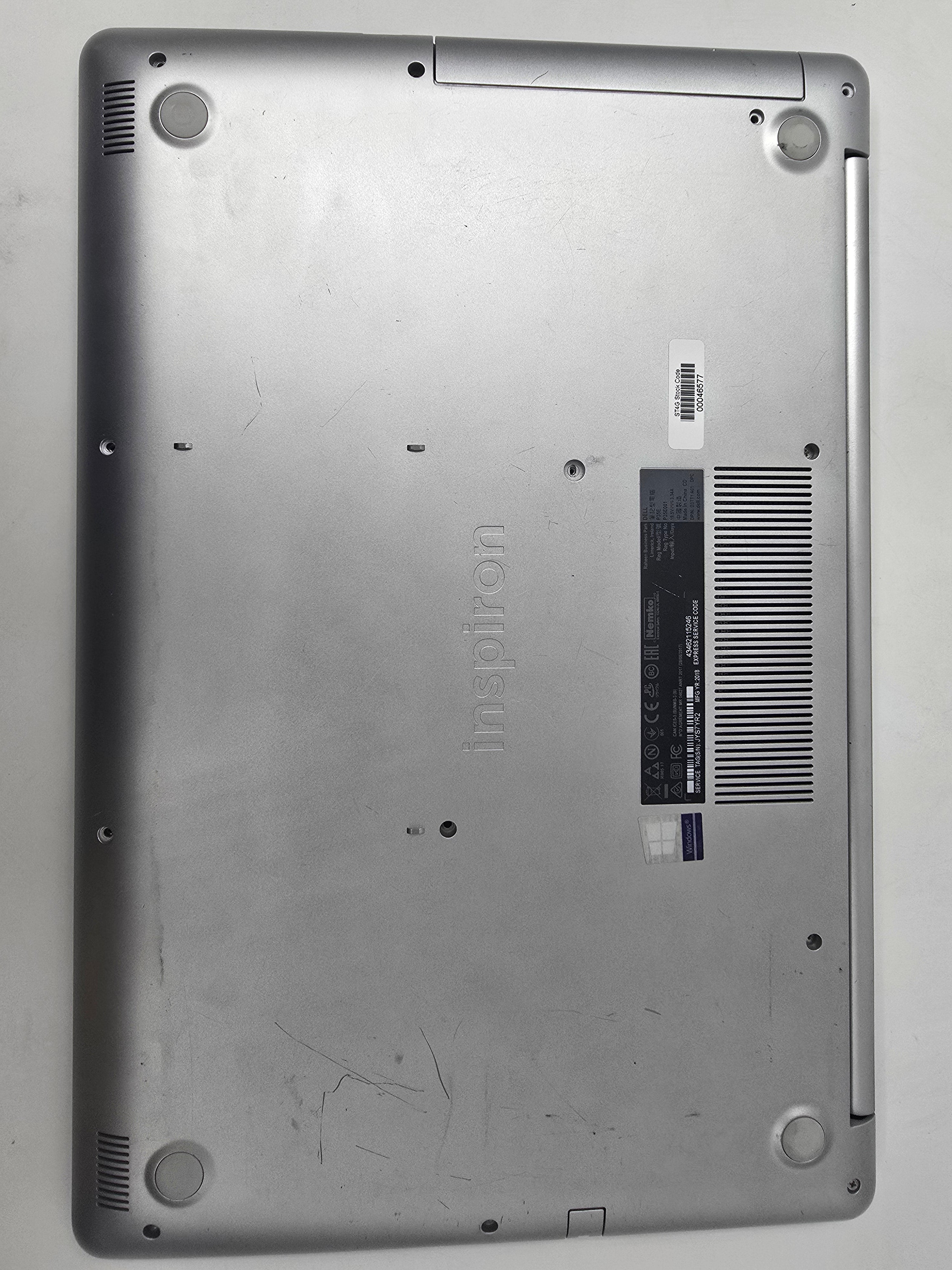 Dell Laptop Inspiron 5770 17" Screen i7 8th Gen No RAM No SSD *Spares*