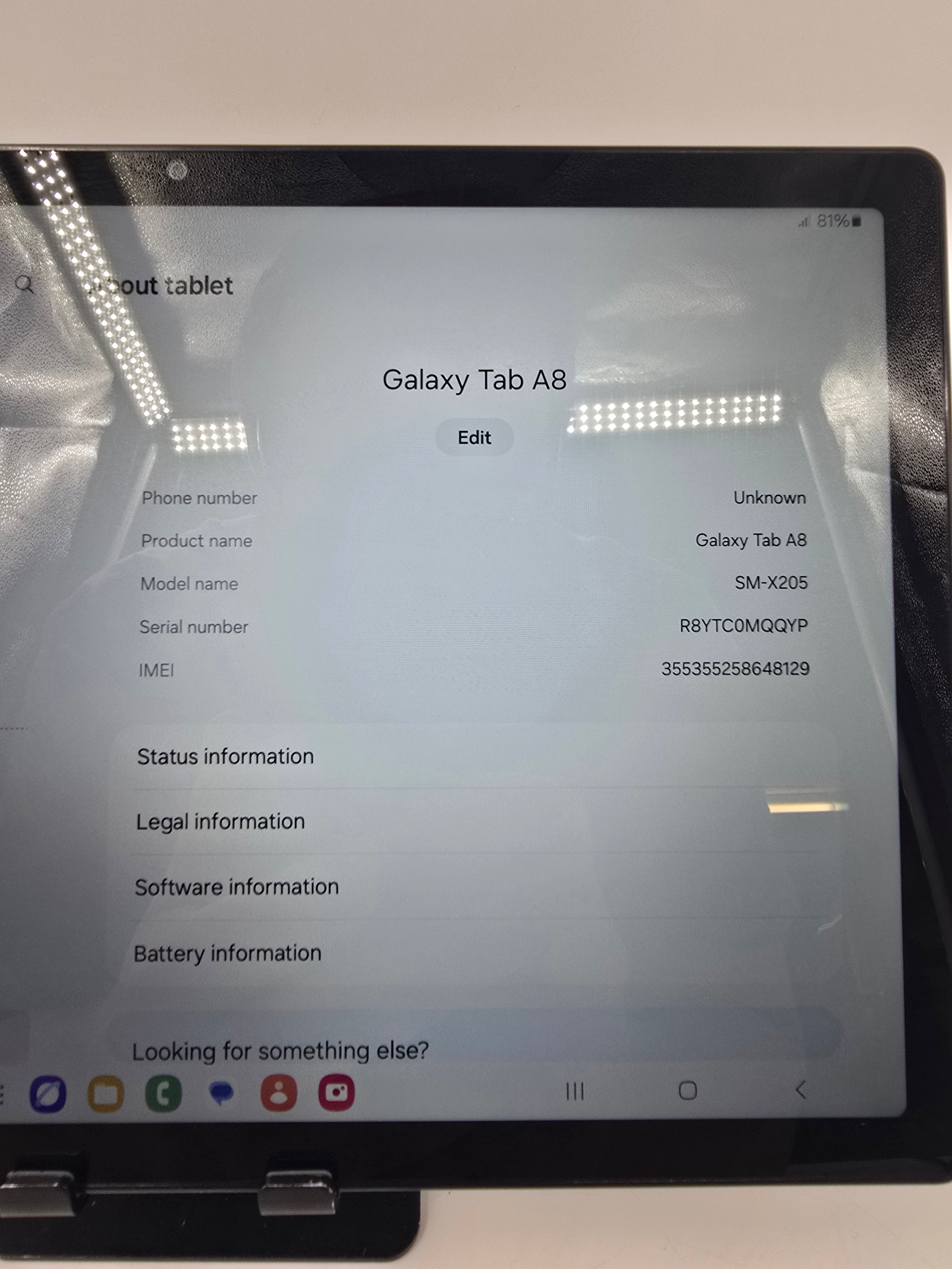 Samsung Galaxy Tab A8 2021 10.5" Screen 32GB Storage Grey