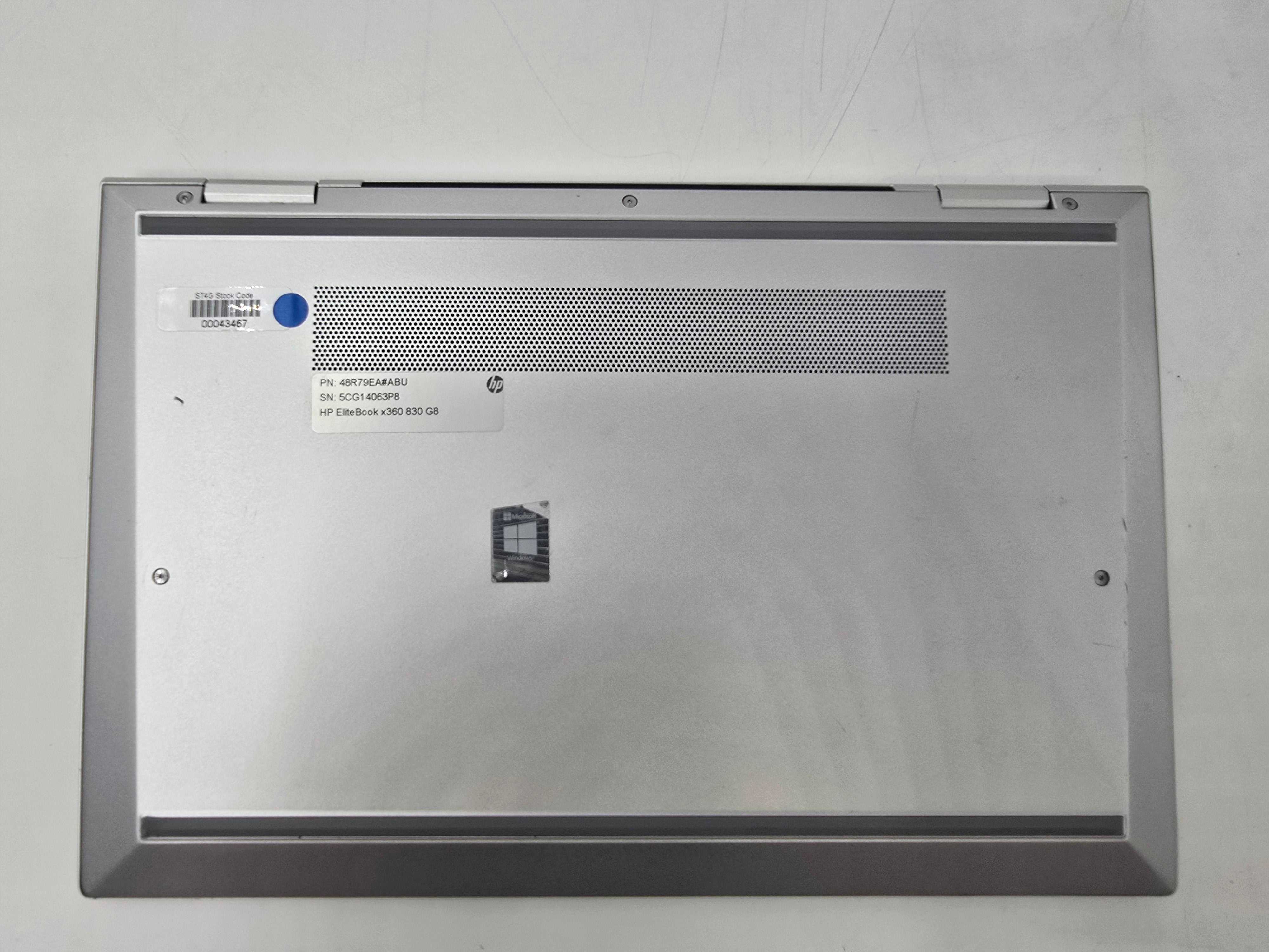 HP Laptop EliteBook X360 830 G8 13.3" Touch i5 11th Gen 16GB RAM 256GB SSD W11/3