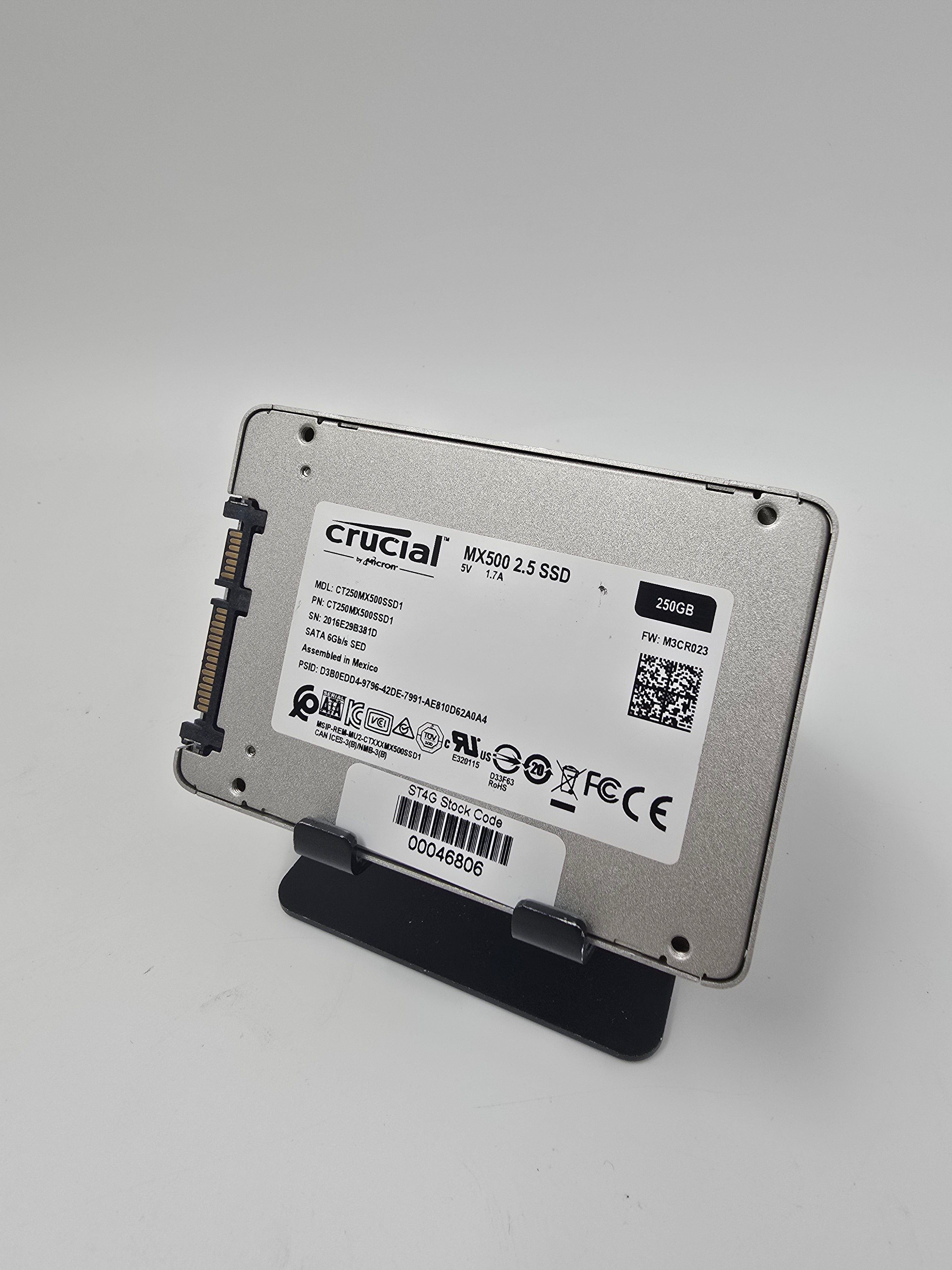 Solid State Drives 2.5" SATA 120GB 128GB 240GB 250GB 256GB 500GB 512GB Lot of 29