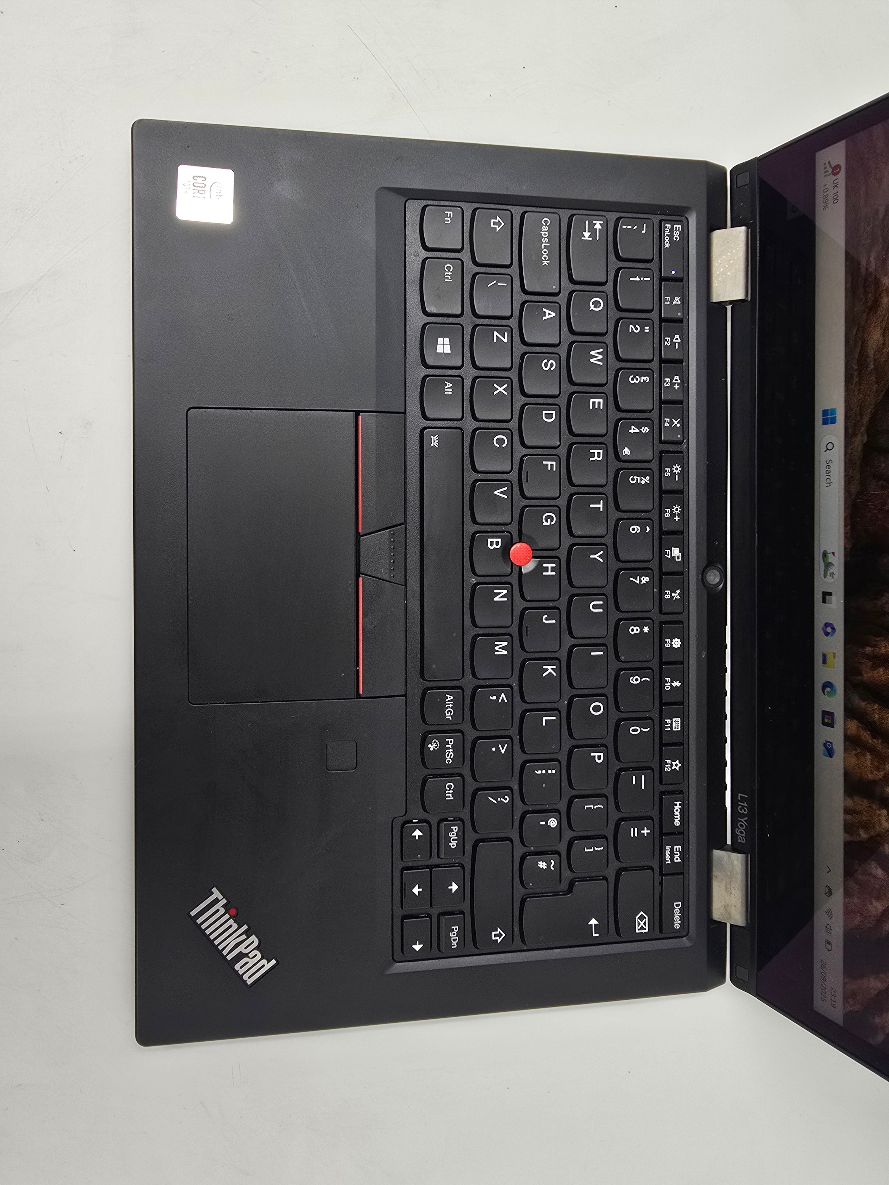 Lenovo Laptop L13 Yoga G1 13" TouchScreen i7 10th Gen 16GB RAM 512GB SSD W11