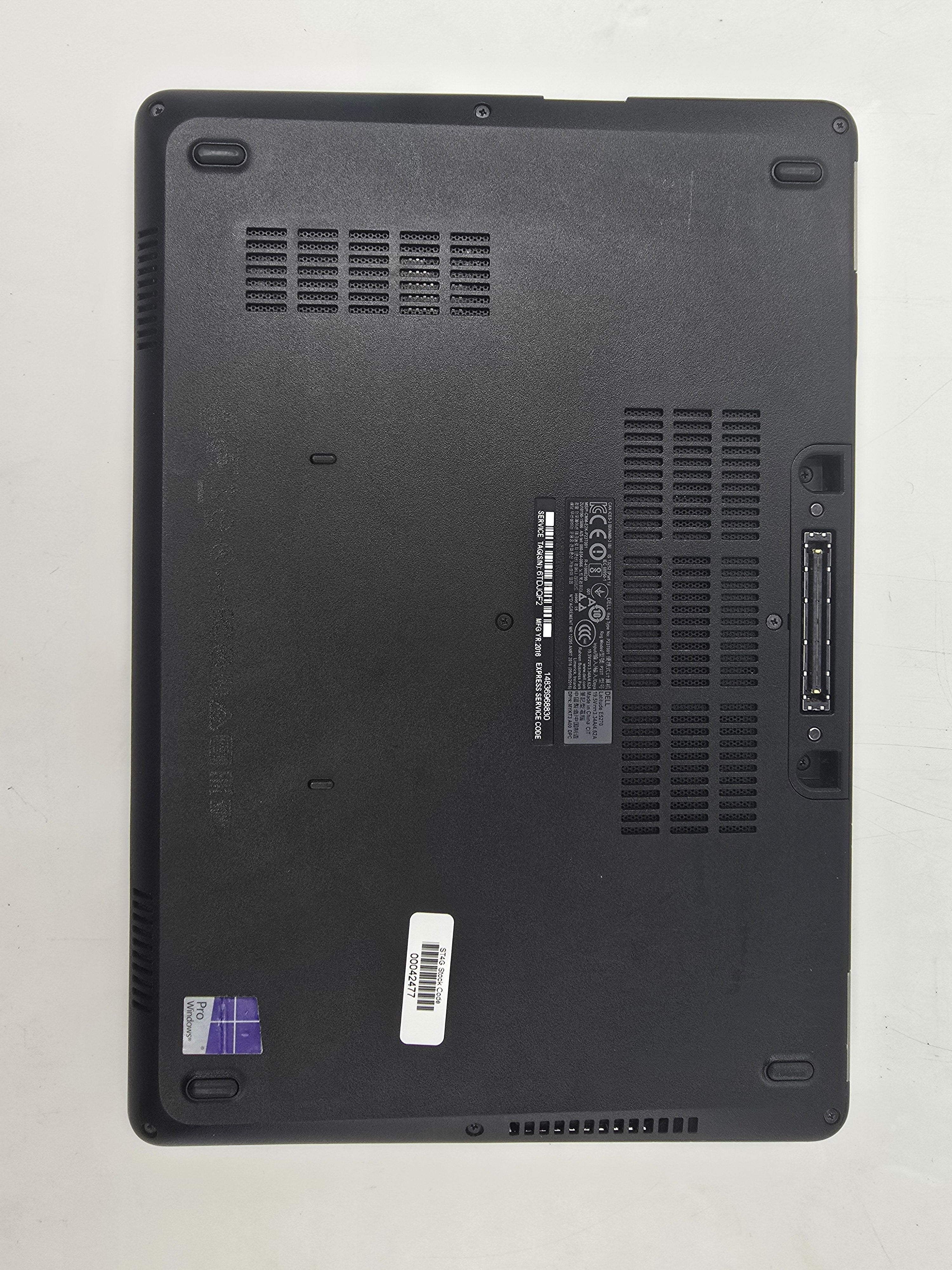 Dell Laptop Latitude E5270 12.5" Screen i5 6th Gen 8GB RAM No SSD *Spares*