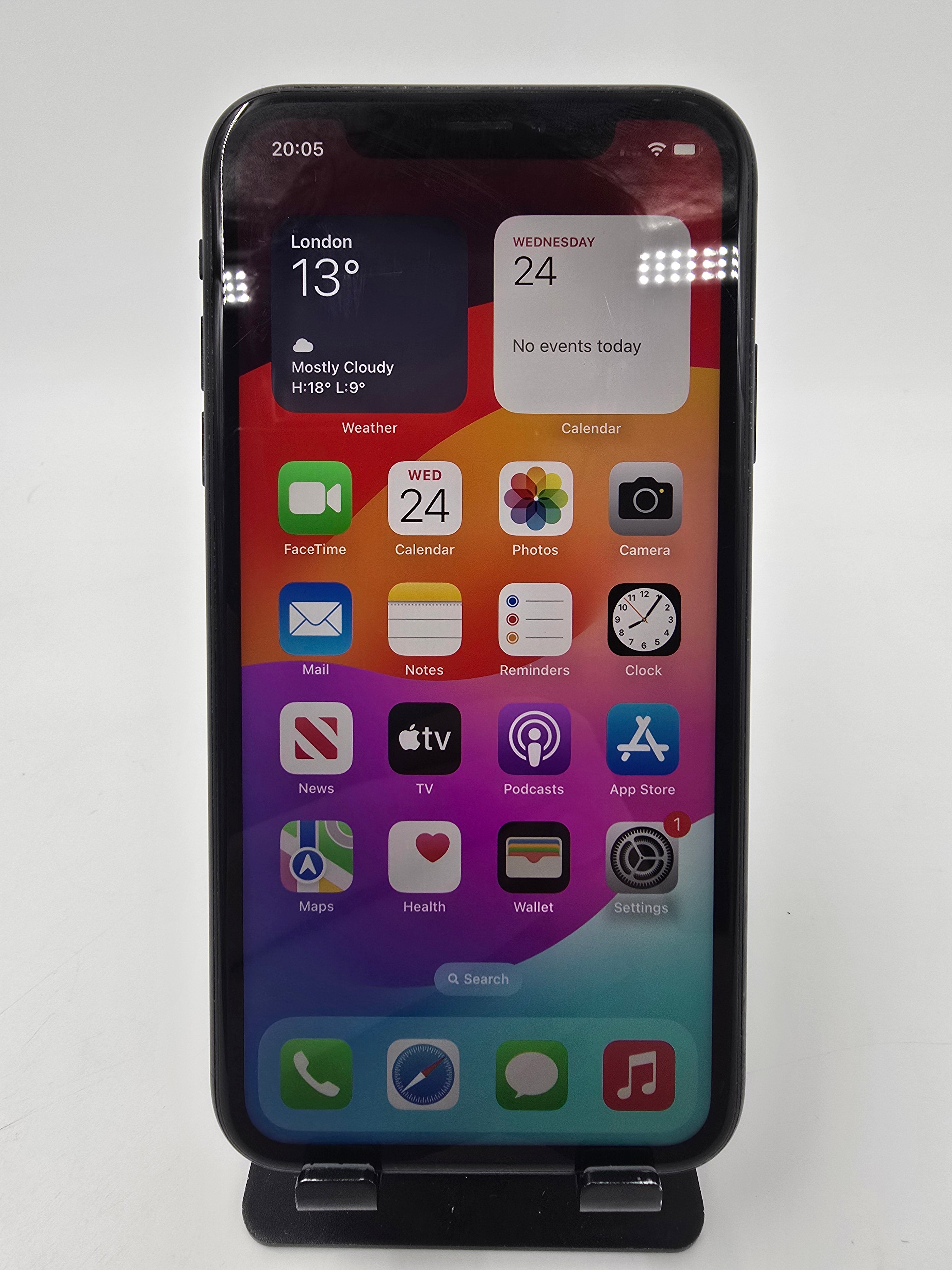 Apple iPhone XR 2018 6.1" 64GB Storage Black Unlocked 87% Battery Health