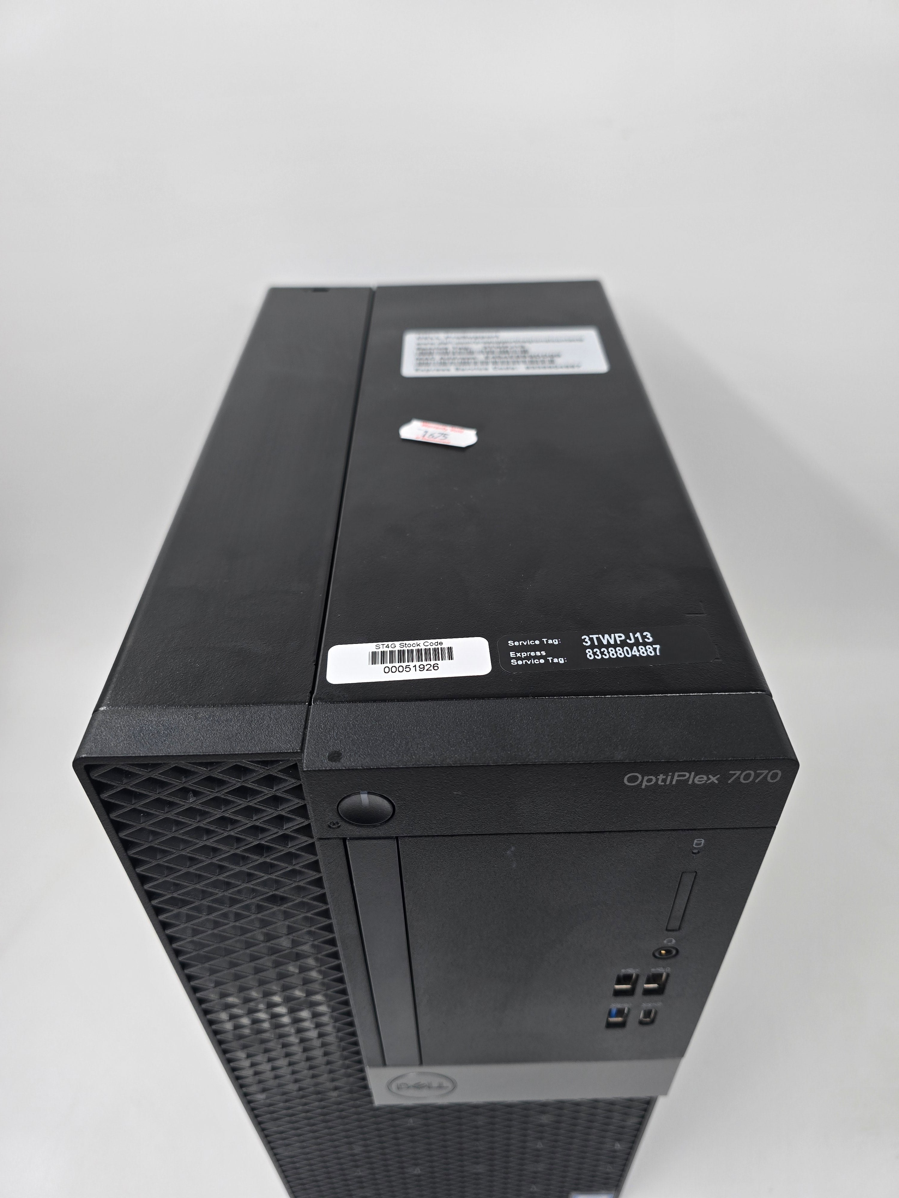 Dell Desktop PC OptiPlex 7070 SFF i7 9th Gen 16GB RAM 2TB (2x1TB) HDD No OS #2